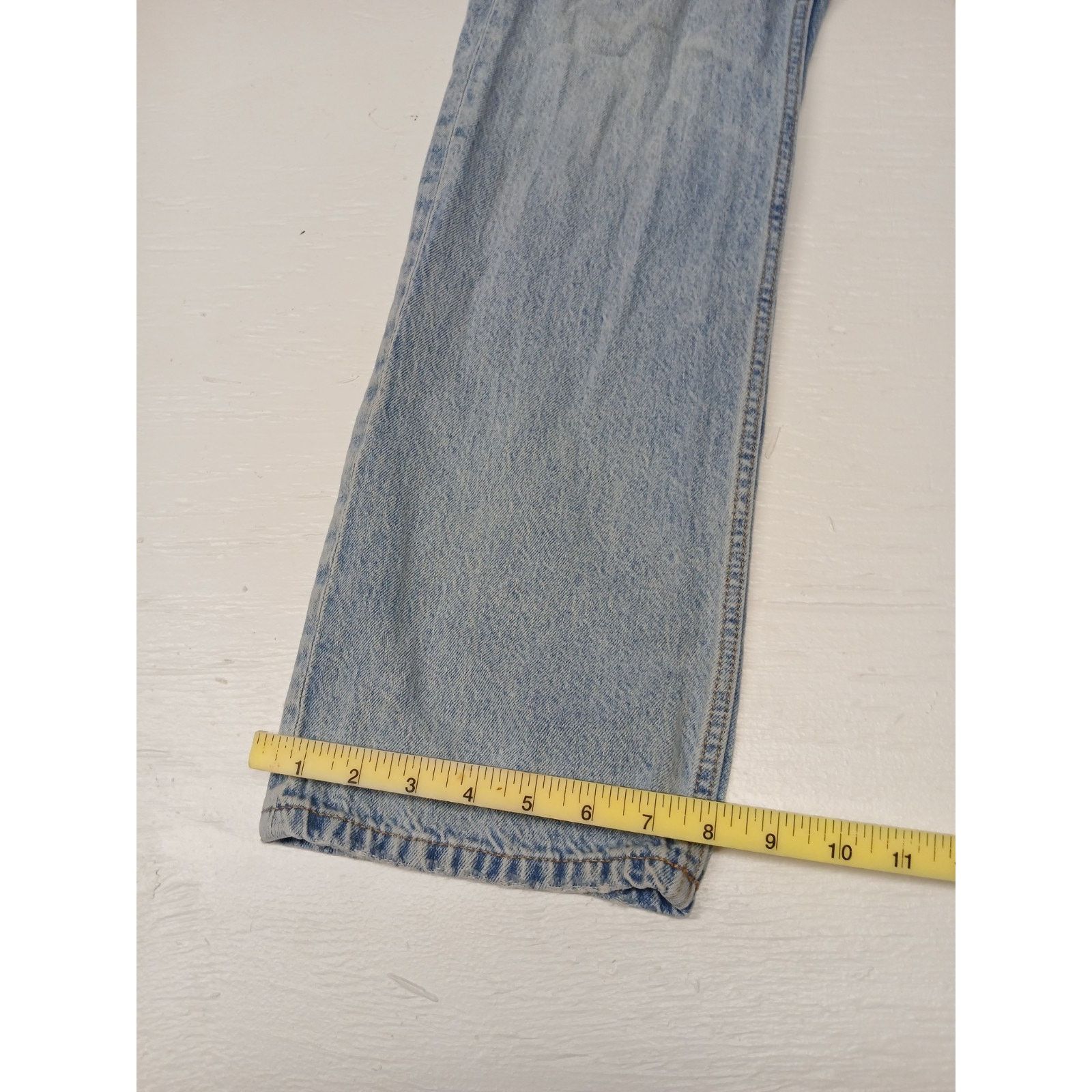 Aeropostale Aéropostale (6R) High Rise Baggy Fit Light Blue Denim Jeans Size 28" / US 6 / IT 42 - 3 Thumbnail