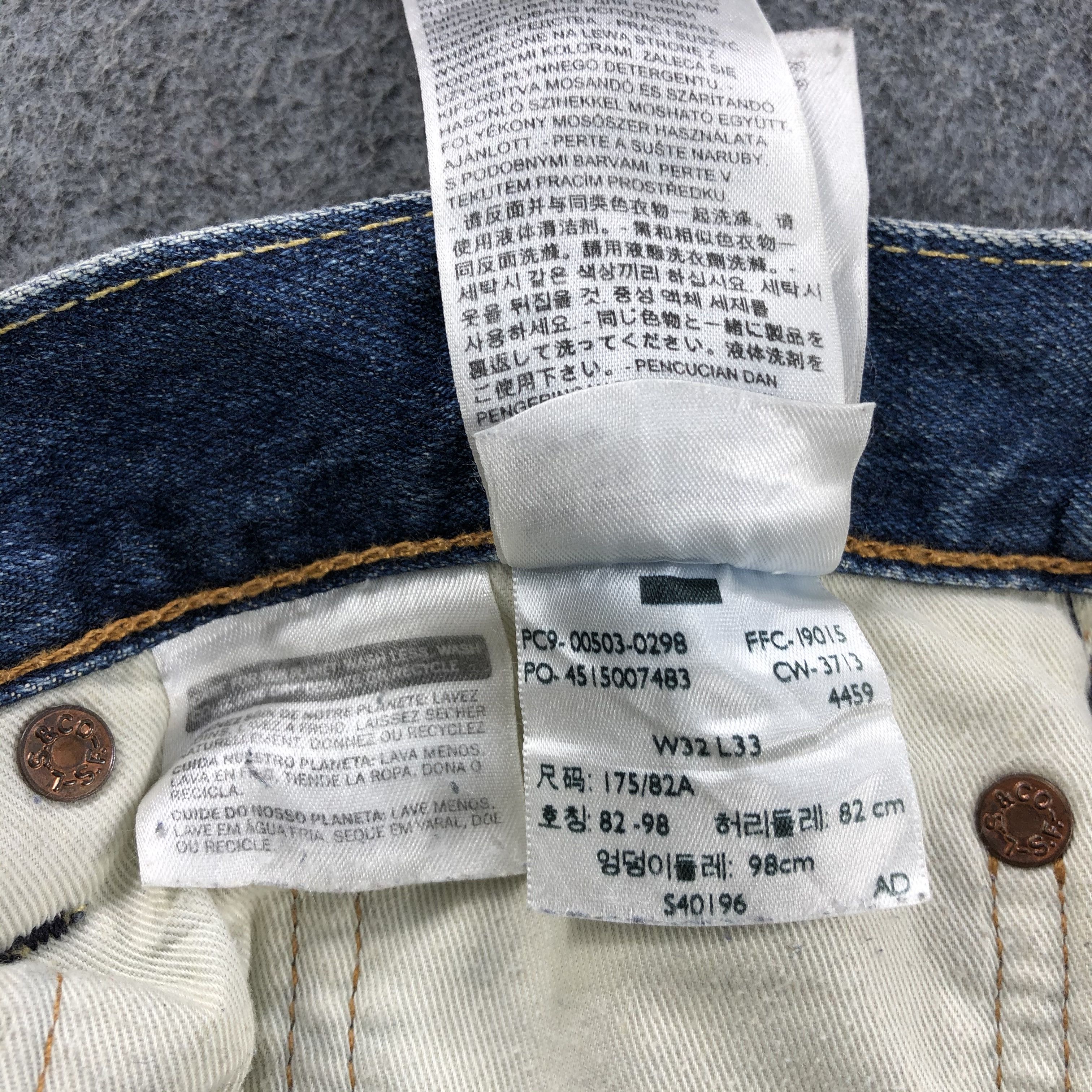 Levi's × Vintage Vintage Blue Wash Levis 503 Jeans-JM1974 Size US 34 / EU 50 - 12 Thumbnail