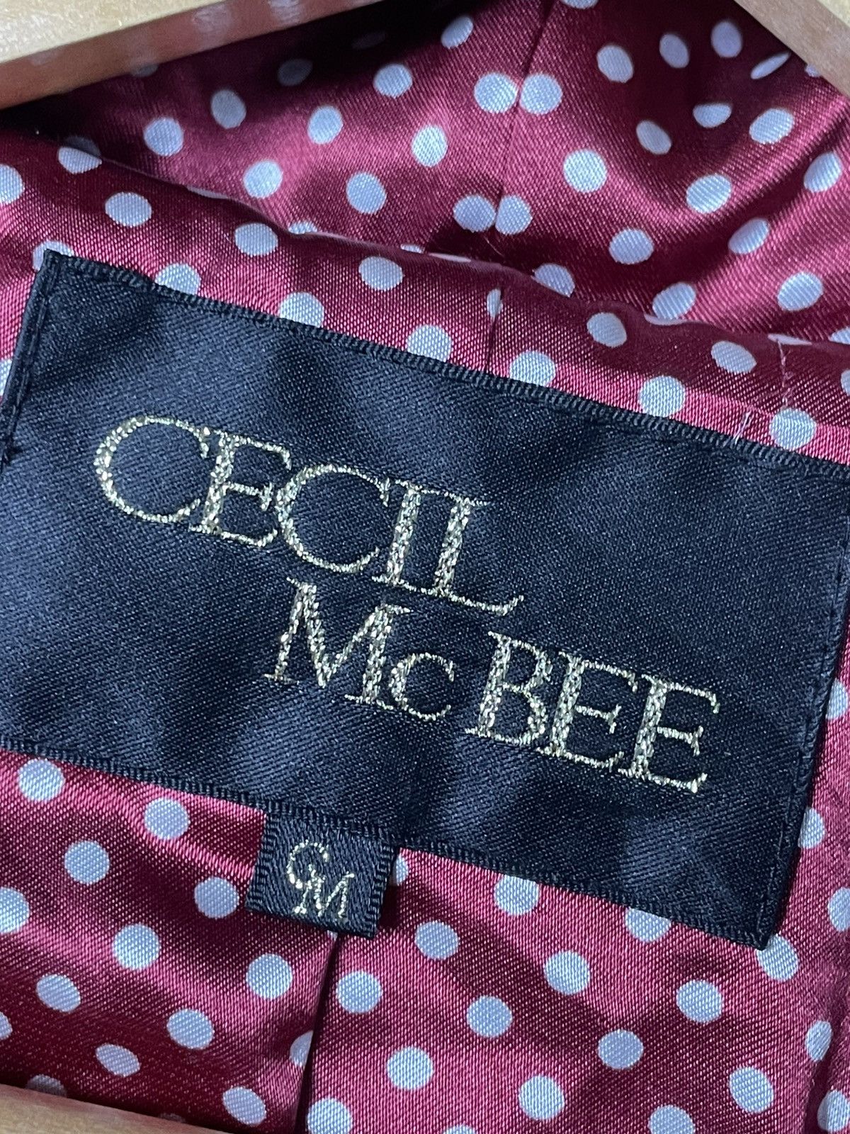 Japanese Brand × Vintage Cecil McBee Brand Fur Hooded Wool Jacket (114) Size US M / EU 48-50 / 2 - 8 Thumbnail