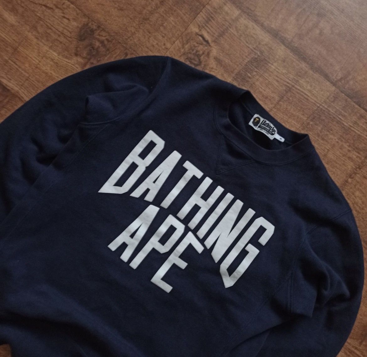 Bape NYC Logo Crewneck Size US M / EU 48-50 / 2 - 3 Thumbnail