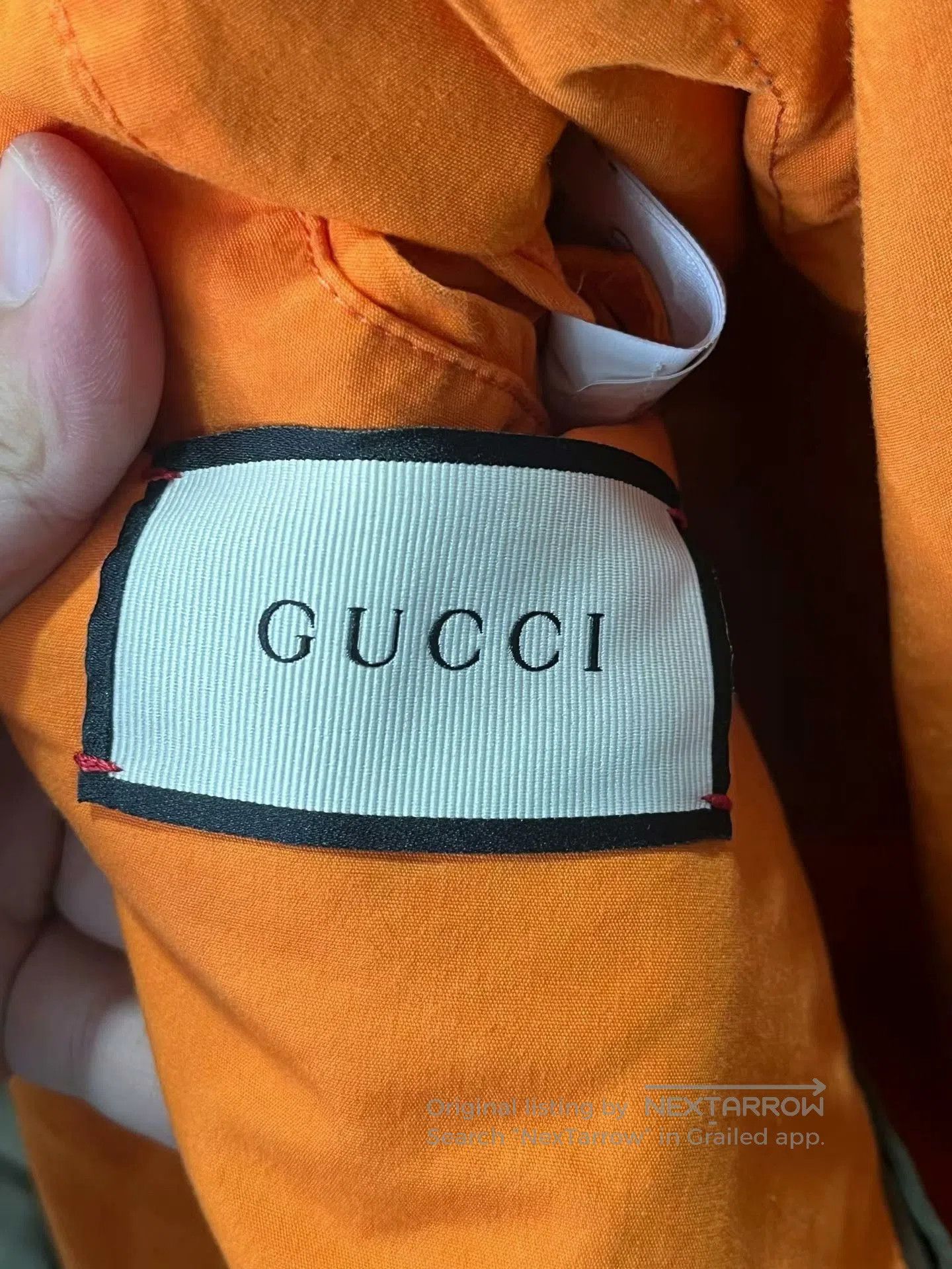Gucci gucci m65 jacket with red green stripes. Size US L / EU 52-54 / 3 - 7 Thumbnail