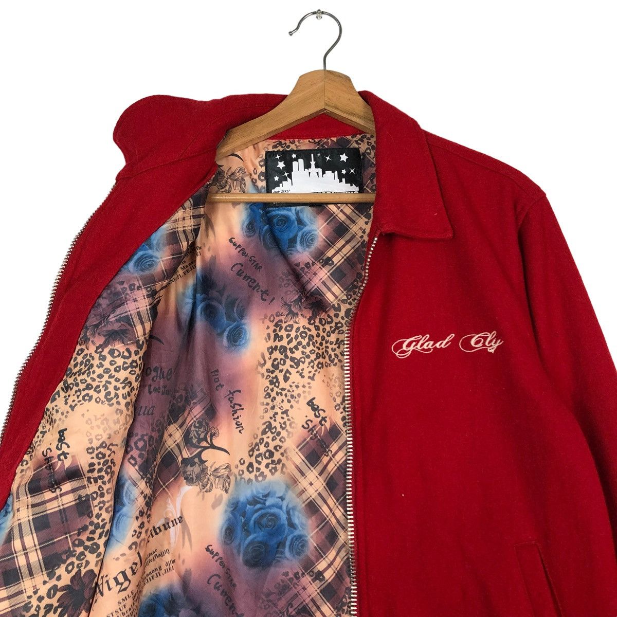 Hysteric Glamour 🔥VINTAGE BIKER JACKET MONSTER MARKETING BIG LOGO Size US M / EU 48-50 / 2 - 12 Thumbnail