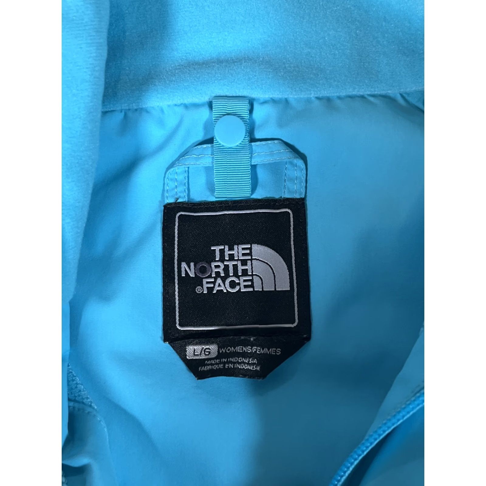 The North Face VINTAGE The North Face Hyvent Jacket Womens L Blue Waterproof Hooded Venting Rain Coat Outdoor Logo Size L / US 10 / IT 46 - 4 Thumbnail