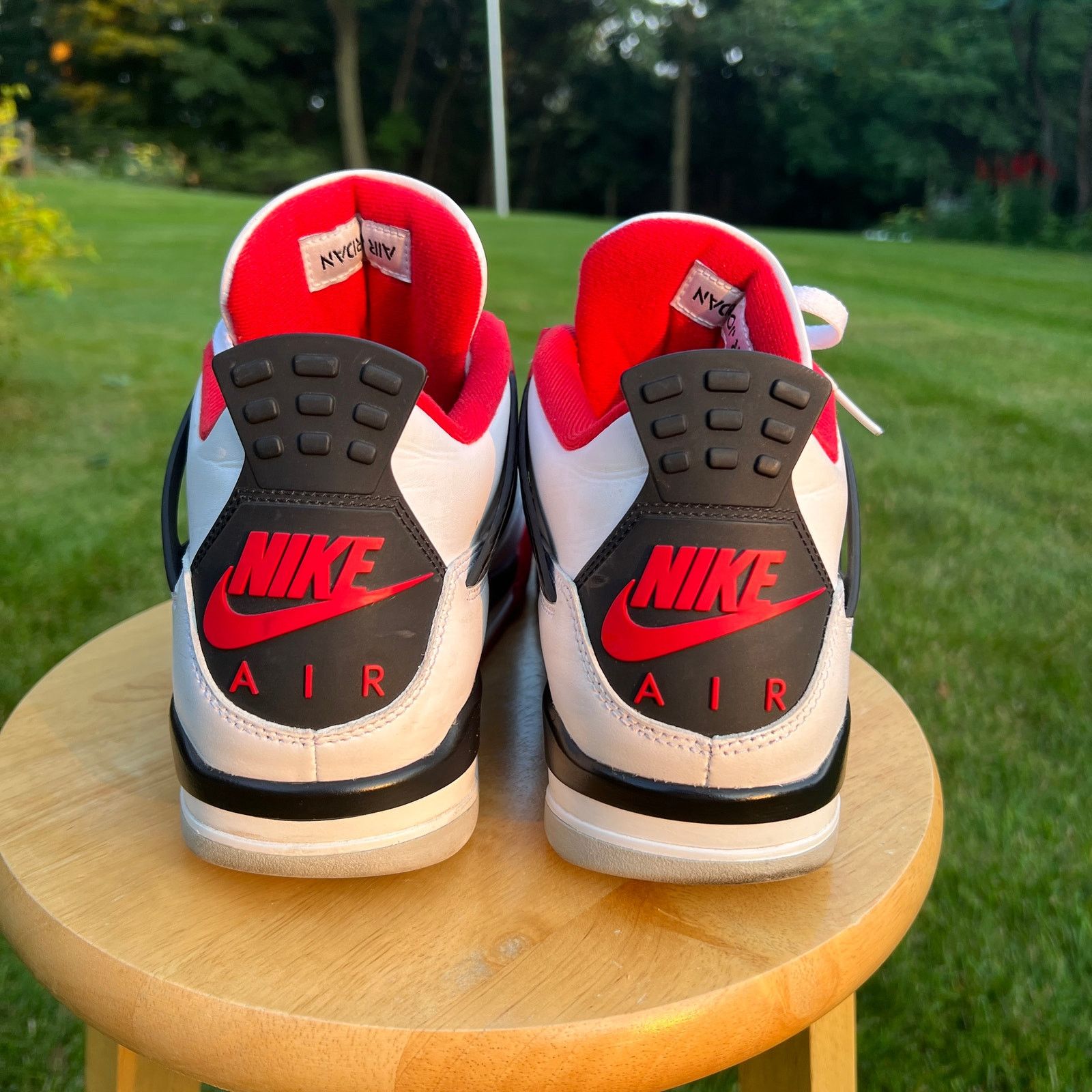 Jordan Brand × Nike Air Jordan 4 Retro OG Fire Red 2020 Men's Shoes - Size 11.5 Size US 11.5 / EU 44-45 - 6 Thumbnail