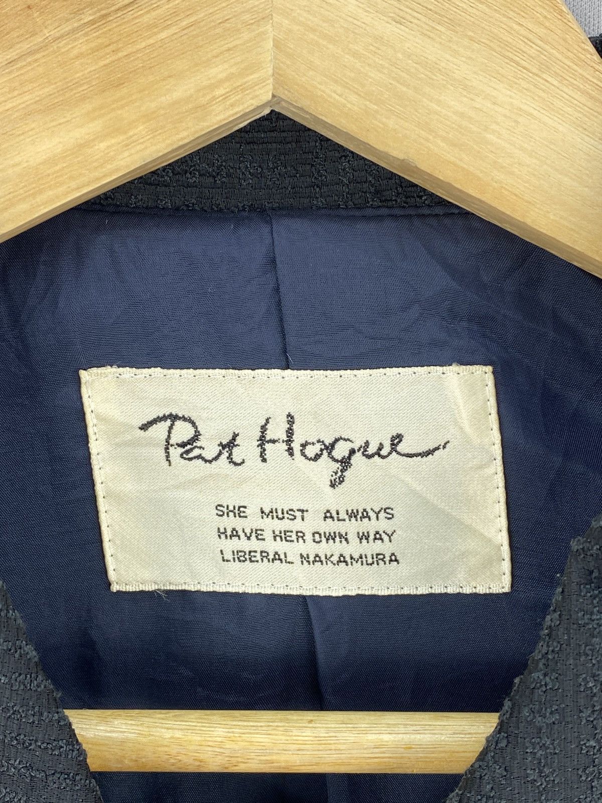 Japanese Brand Vintage Y2K Pat Hogue Padded Shoulder Coat Jacket Size S / US 4 / IT 40 - 12 Thumbnail