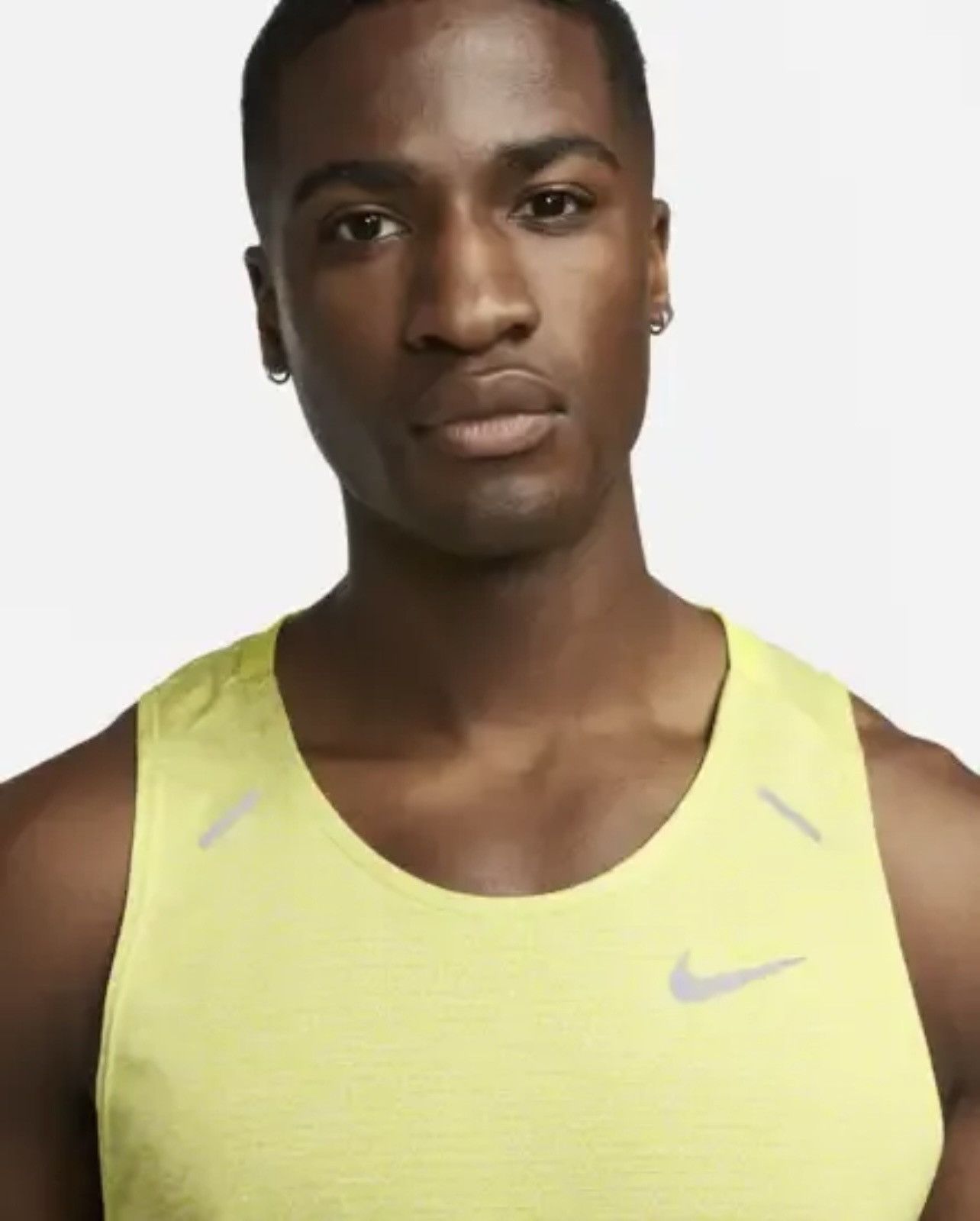 Nike Nike Running Rise 365 Tank Top Bright Cactus Size US XL / EU 56 / 4 - 3 Thumbnail