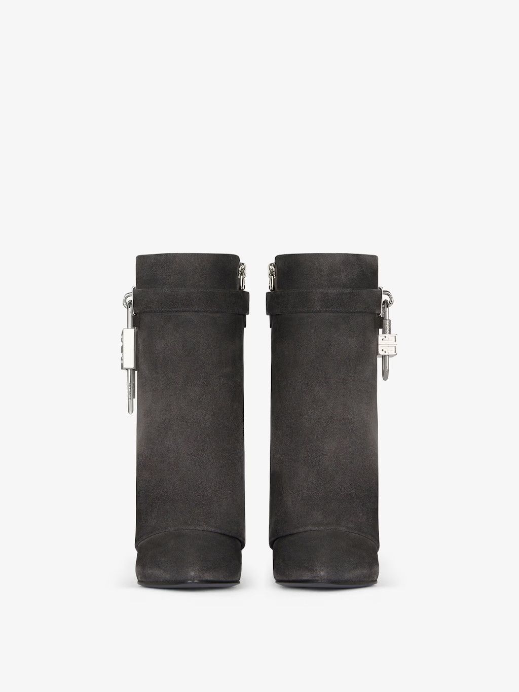 Givenchy o1w1db10525 Shark Lock Ankle Boots in Black Size US 7 / IT 37 - 4 Thumbnail