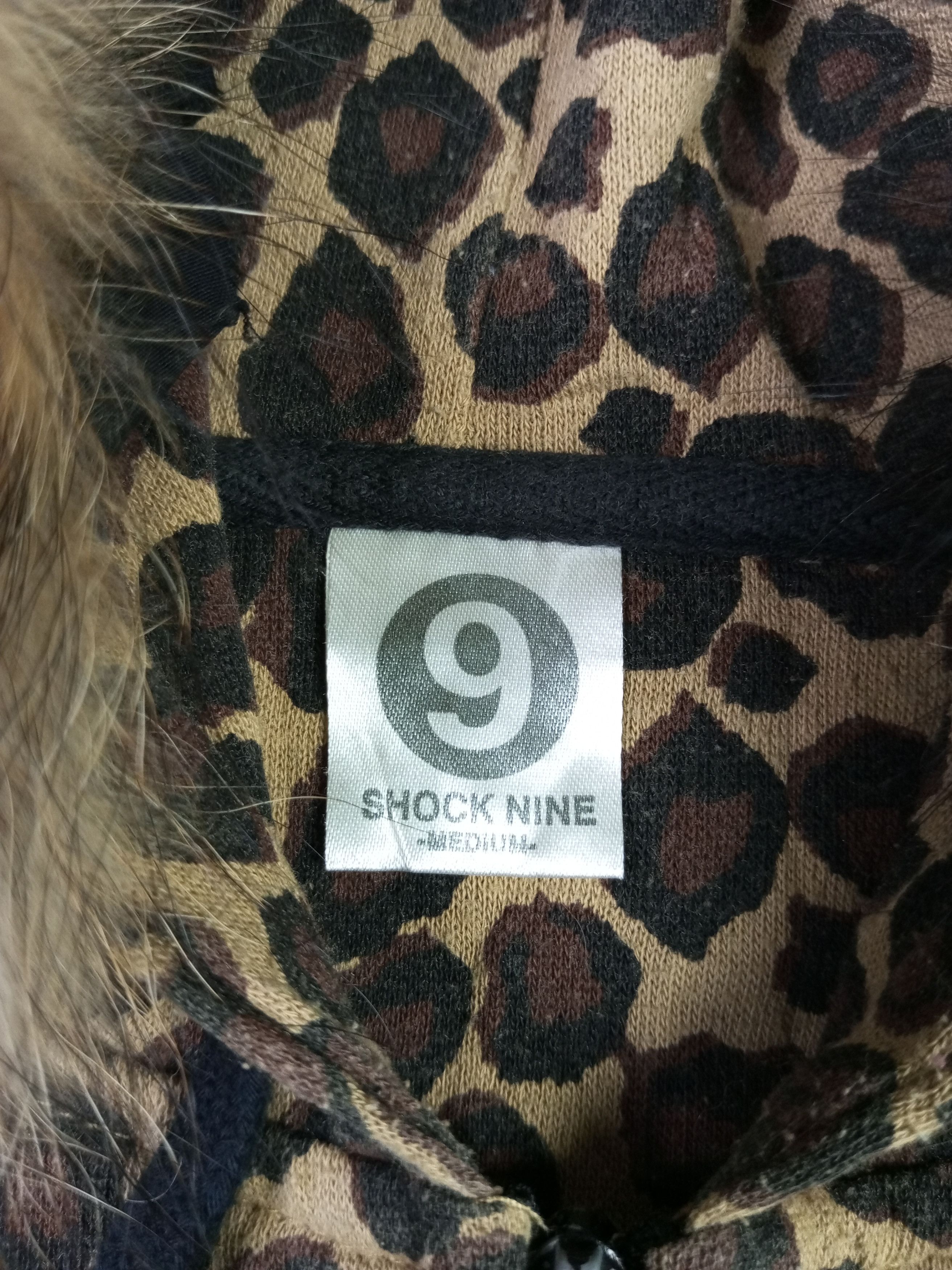 Japanese Brand Shock Nine Leopard Fur Cat Ear Hoodie Zipper Sweatshirt Size US M / EU 48-50 / 2 - 9 Thumbnail