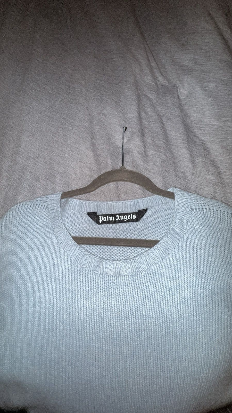 Palm Angels Palm Angels Curved Logo Sweater Size US XL / EU 56 / 4 - 2 Thumbnail