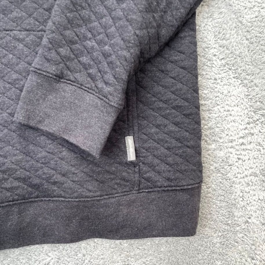 Eddie Bauer Eddie Bauer Sweatshirt Mens XL Gray Quilted 1/4 Snap Henley Hiking Camp Size US XL / EU 56 / 4 - 2 Thumbnail