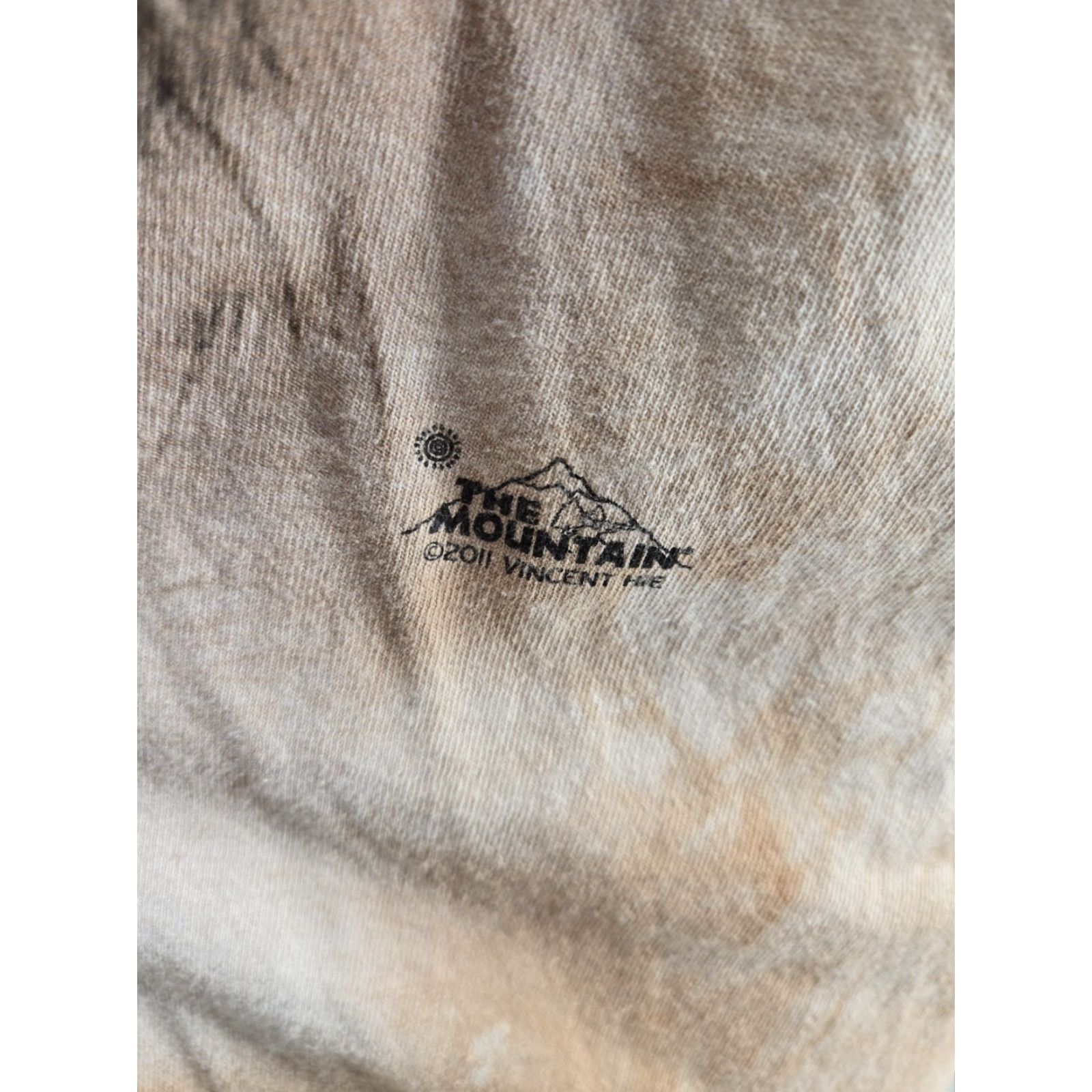 The Mountain The Mountain Graphic Tee Pug Face Dog T-Shirt Large Delta Downs Logo Mens L Brown Cotton Knit Short Sleeve Crew Neck Size US L / EU 52-54 / 3 - 5 Thumbnail
