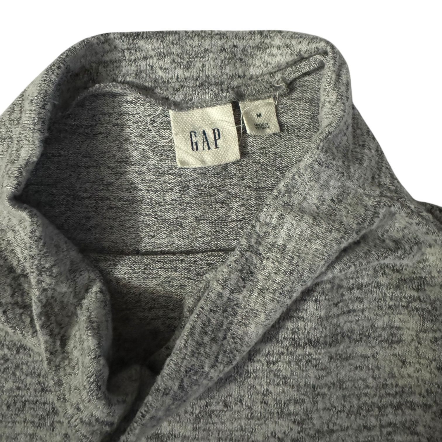 Gap GAP Womens Mottled Gray Long Sleeve Mock Turtleneck – Medium Size M / US 6-8 / IT 42-44 - 2 Thumbnail