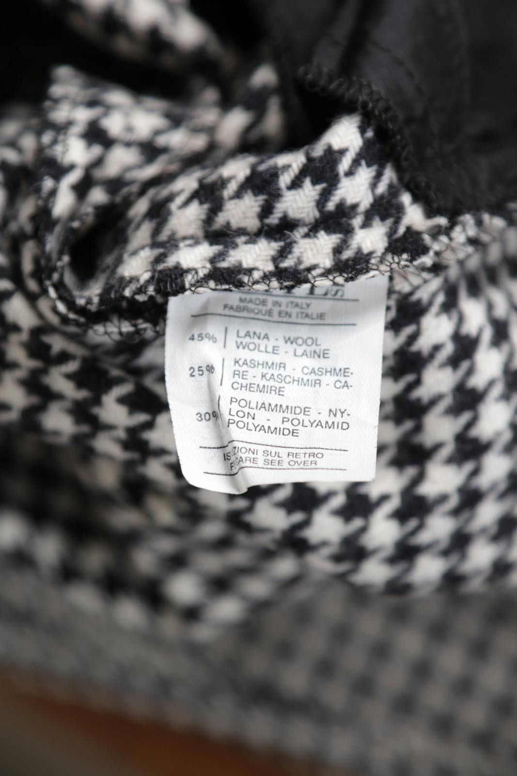 Other 90s Cheap and Chic by Moschino Houndstooth Straight-Leg-Pant Size 27" / US 4 / IT 40 - 6 Thumbnail