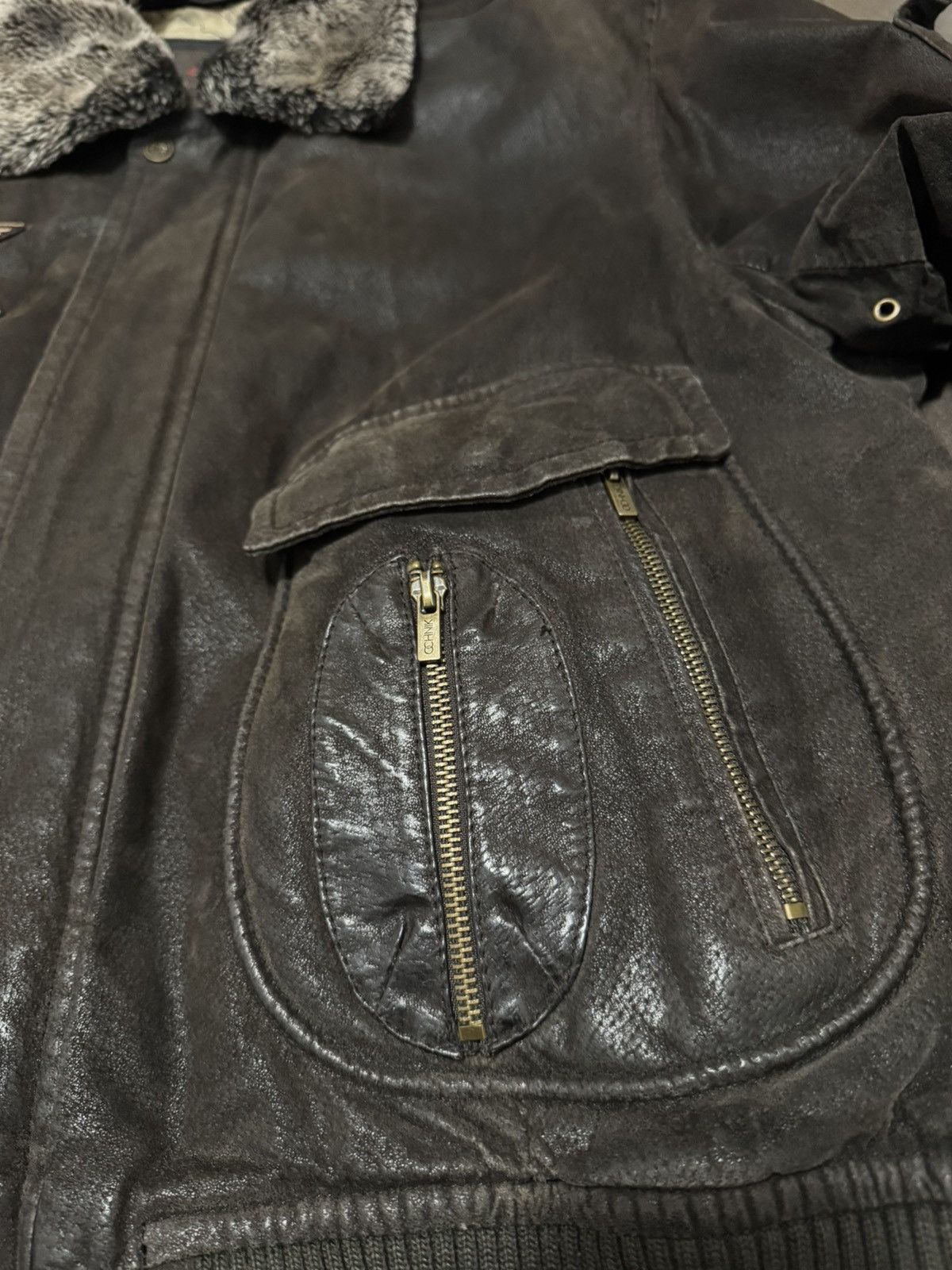 Other Ochnik Men's Pilot Leather Jacket 303 Squadron Size US XL / EU 56 / 4 - 3 Thumbnail