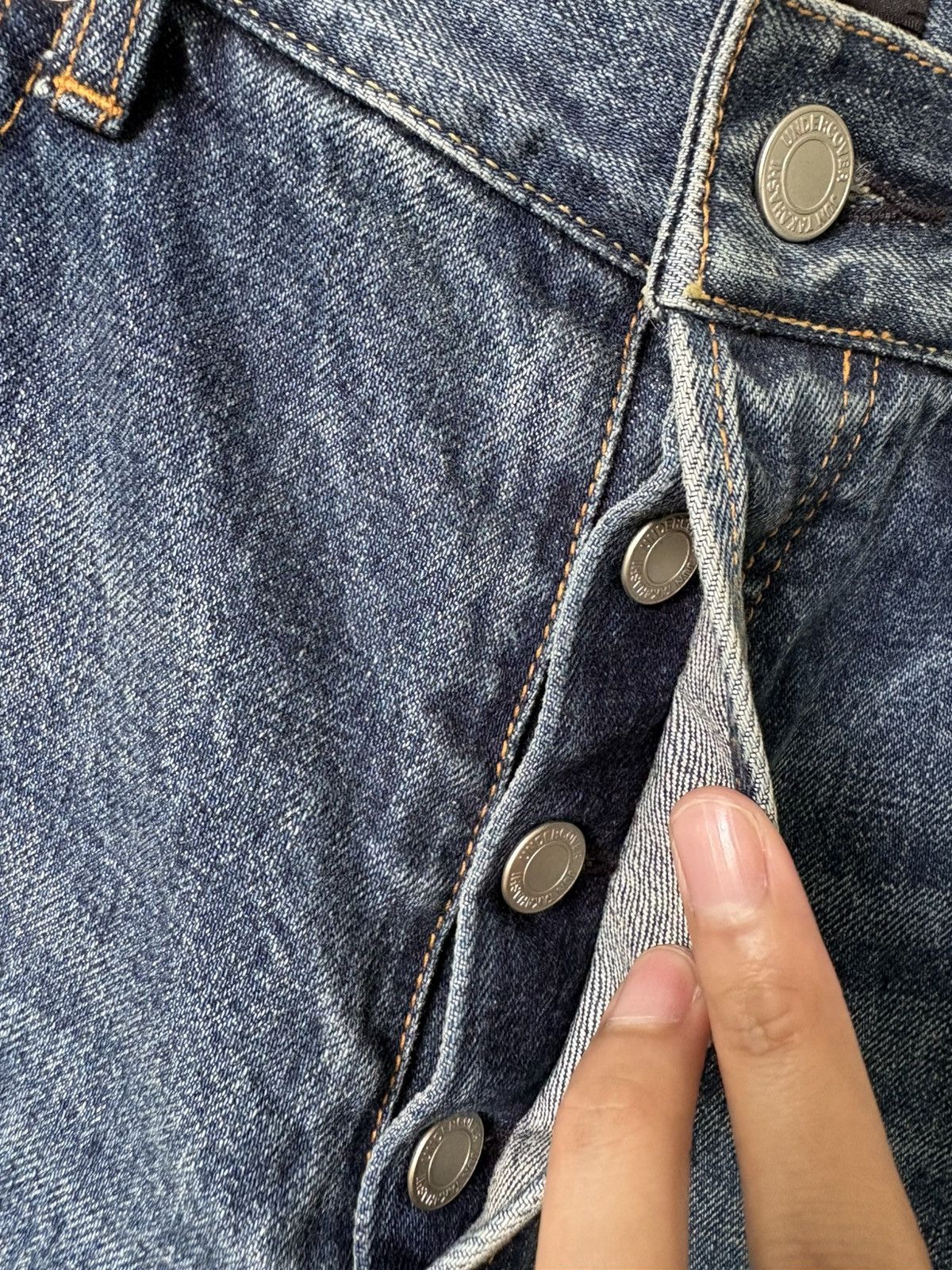 Undercover Undercover 2023 AW "Komische" Hand Denim Pants Size US 32 / EU 48 - 18 Thumbnail
