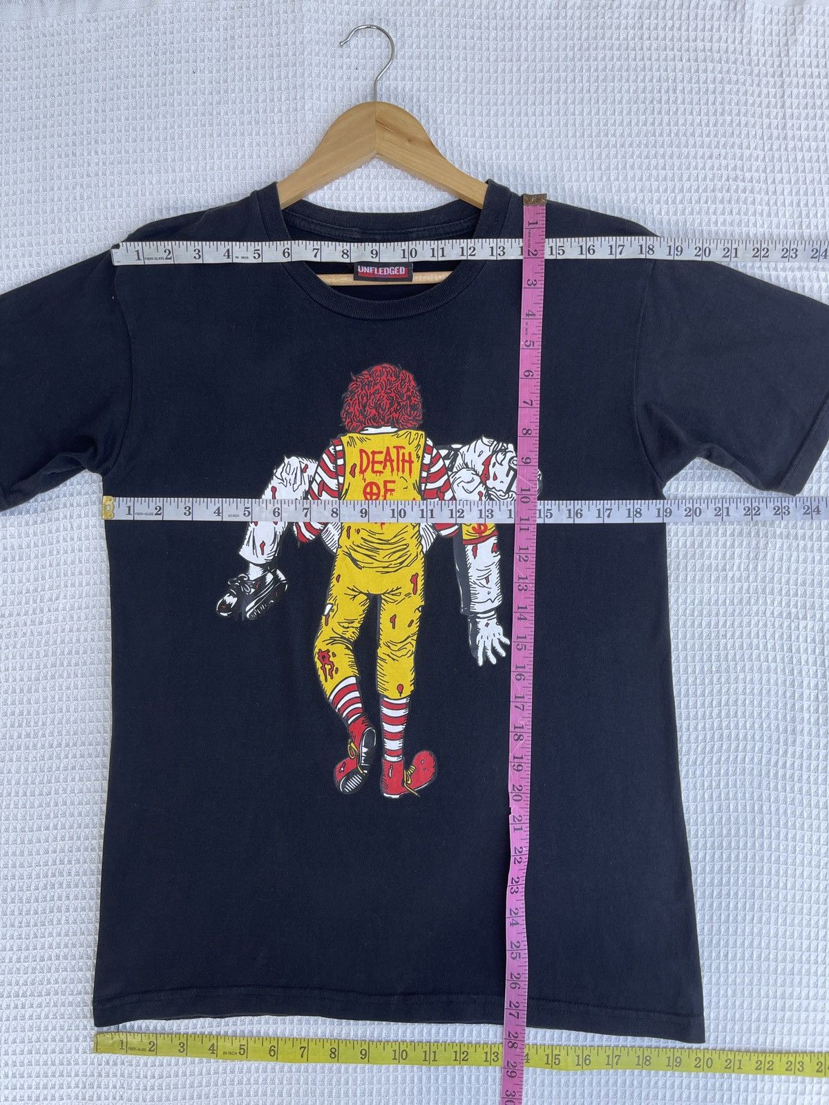Vintage Last Drop🔥Rare🔥Vintage DEATH of JUNK FOOD McDonald inspired Size US M / EU 48-50 / 2 - 10 Thumbnail