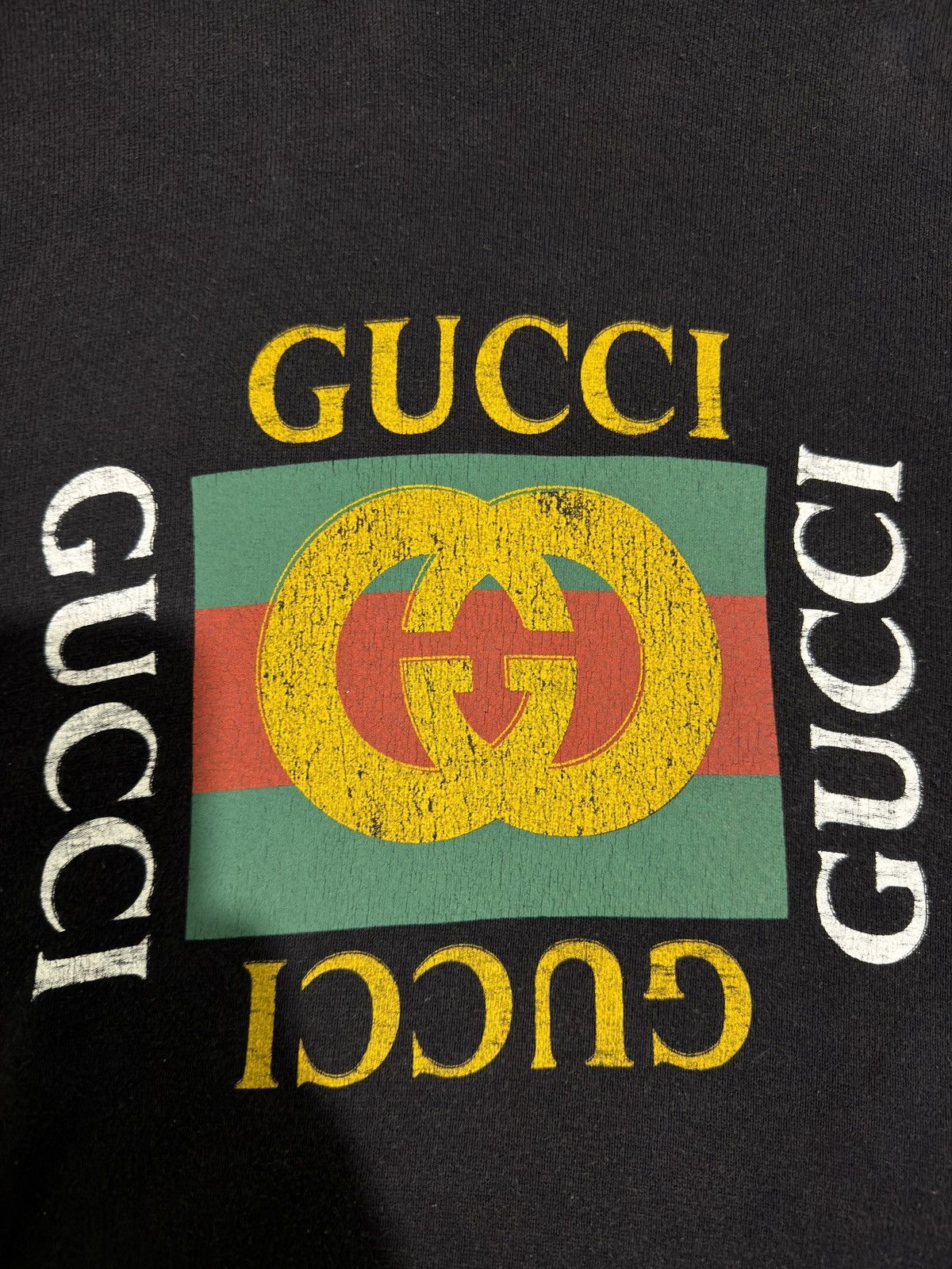 Gucci Gucci Interlocking-G Cotton Hoodie Black Size US XL / EU 56 / 4 - 4 Thumbnail