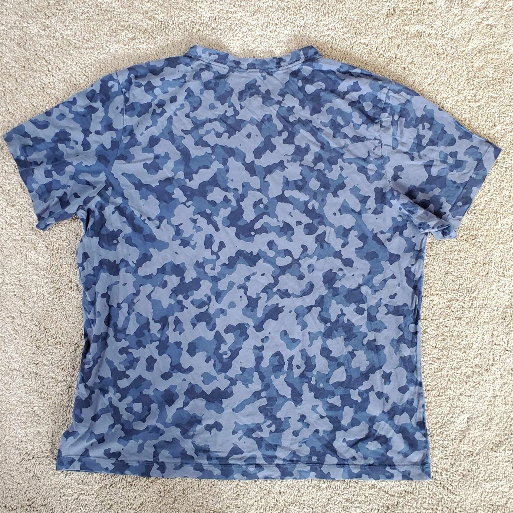 Nike Nike Sportswear Club Camouflage T Shirt XL TG EG Blue Standard Fit Size US XL / EU 56 / 4 - 3 Thumbnail