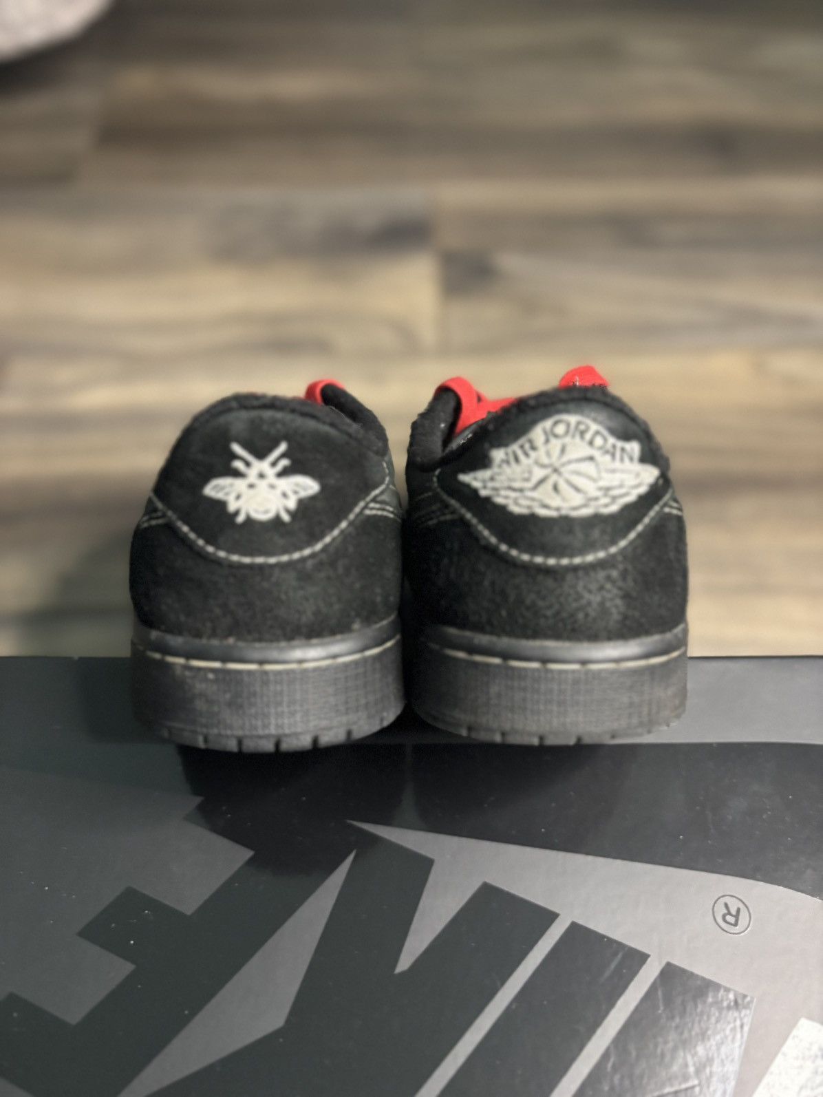 Jordan Brand × Travis Scott Travis Scott Jordan 1 Low “Black Phantom” Size US 10.5 / EU 43-44 - 4 Thumbnail