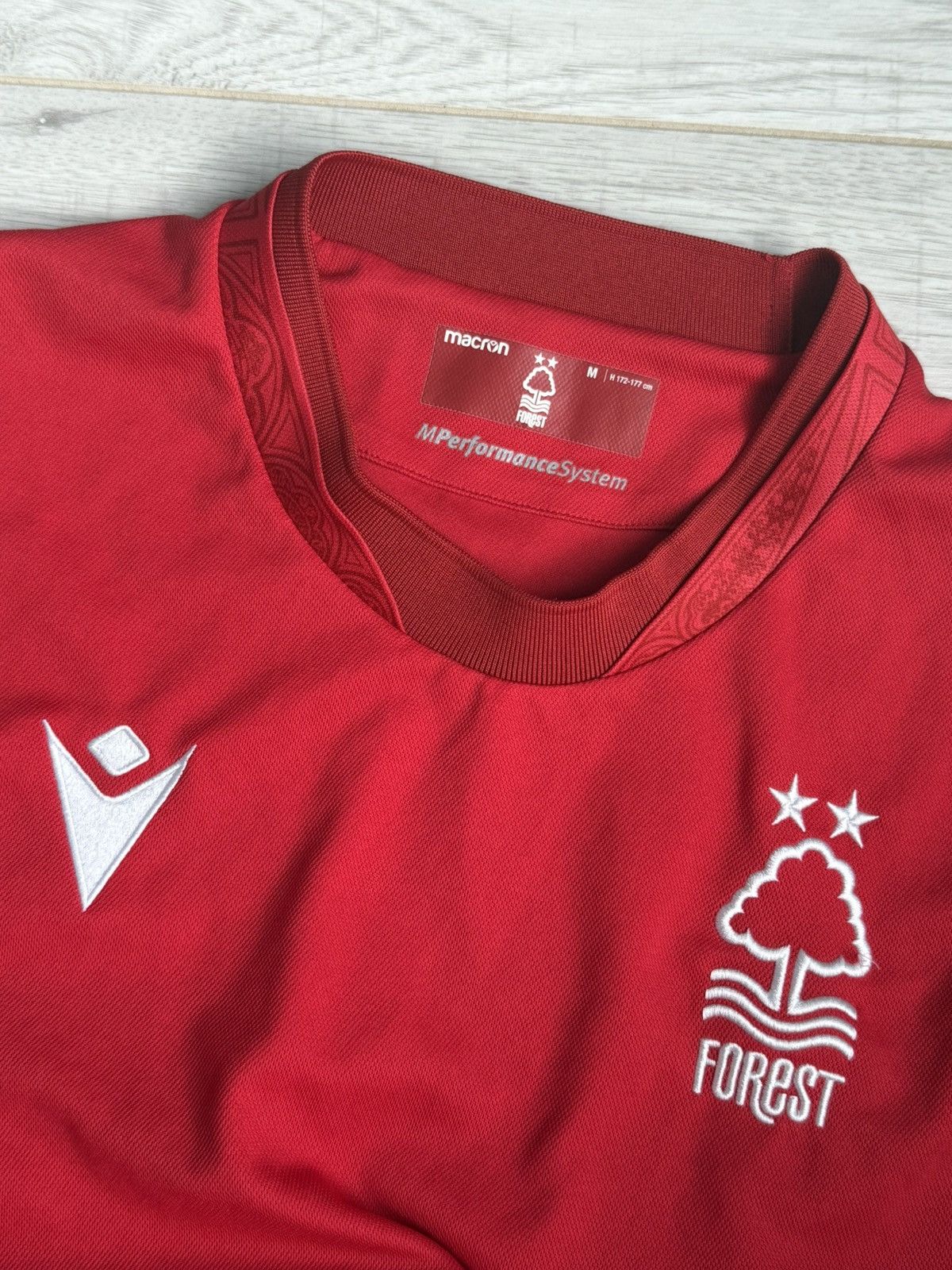 Macron Nottingham Forest Jersey 2023 shirt Premier League Patch Size US M / EU 48-50 / 2 - 3 Thumbnail