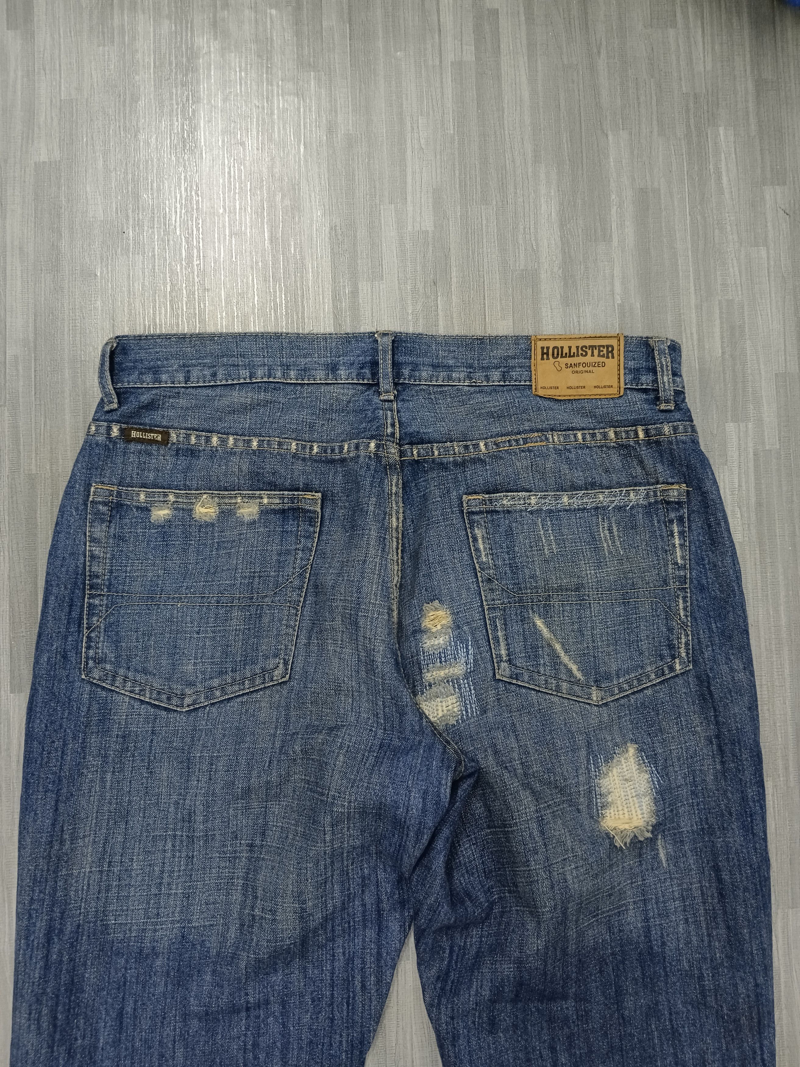 Hollister SICK FLARE HOLLISTER DENIM PANTS Size US 34 / EU 50 - 5 Thumbnail