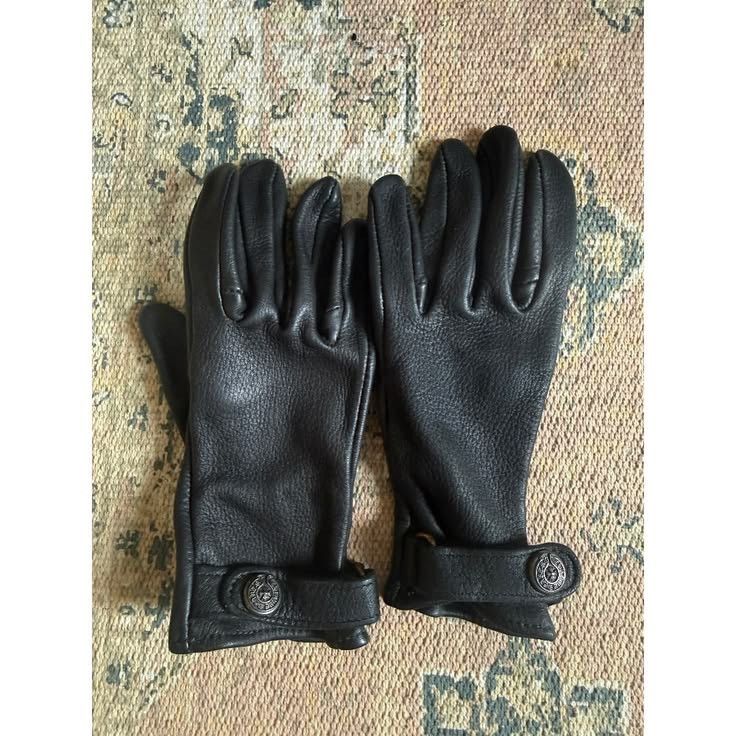 Chrome Hearts CH Leather Gloves Size ONE SIZE - 1 Thumbnail