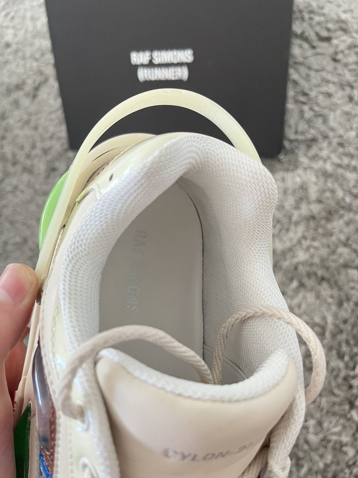 Raf Simons Raf Simons Cylon-21 (Runner) Cream brown blue Size US 8 / EU 41 - 6 Thumbnail