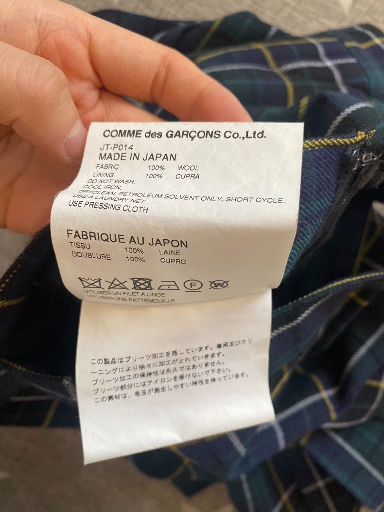Comme des Garcons Comme Des Garcons size XS Plaid pleated culottes Size 27" / US 4 / IT 40 - 5 Thumbnail