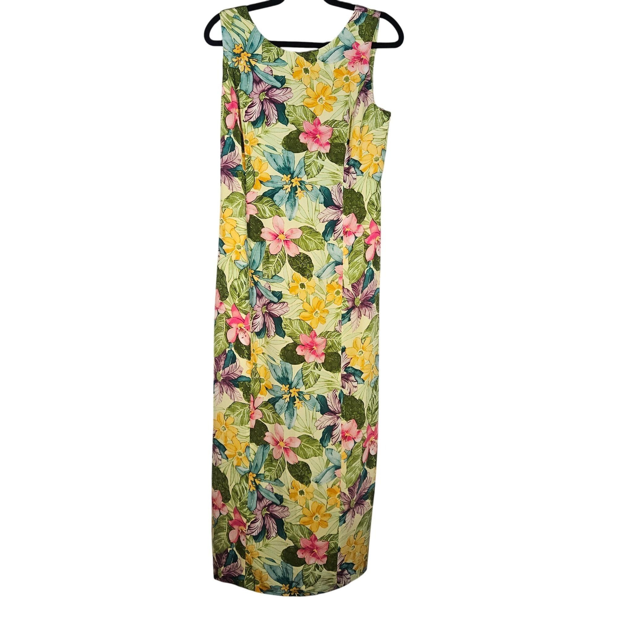 MAGGY LONDON Maggie London Woman Floral Silk Maxi Dress Size 12 Tropical Size XL / US 12-14 / IT 48-50 - 2 Thumbnail