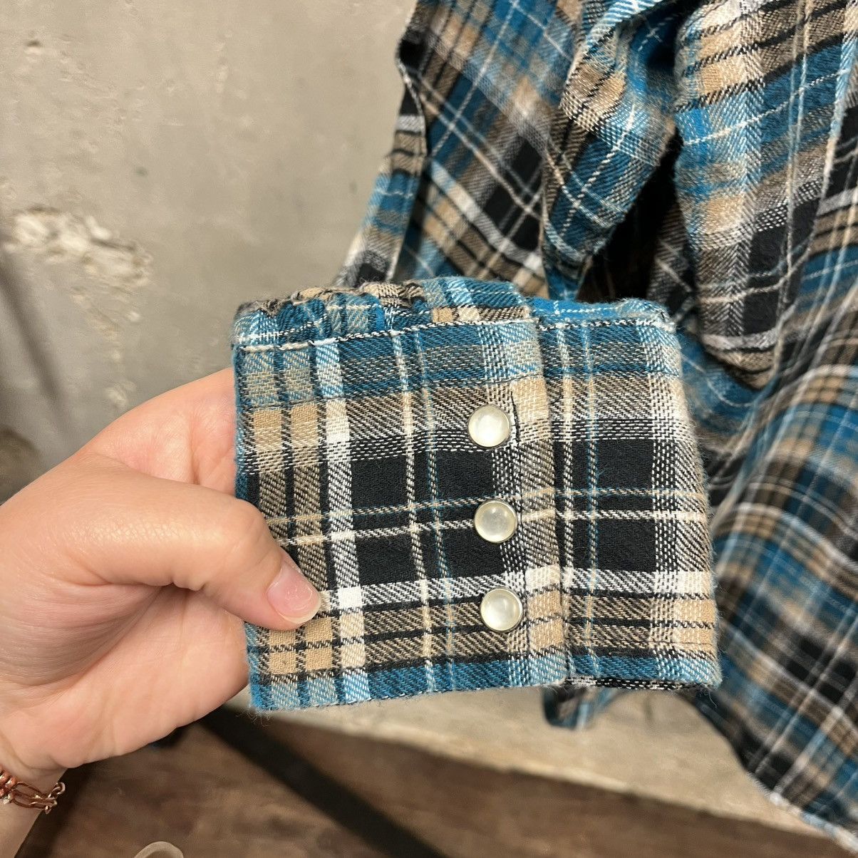 Wrangler Vintage Wrangler Rancher Plaid Pearl Snap Button Down Shirt Size US XL / EU 56 / 4 - 6 Thumbnail