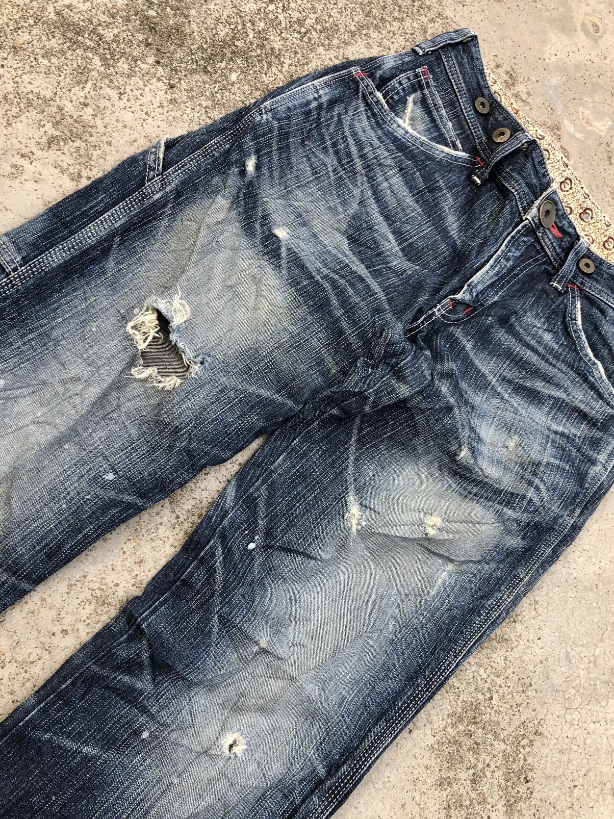 Edwin DISTRESSED CARPENTER DENIM BY EDWIN Size US 30 / EU 46 - 2 Thumbnail