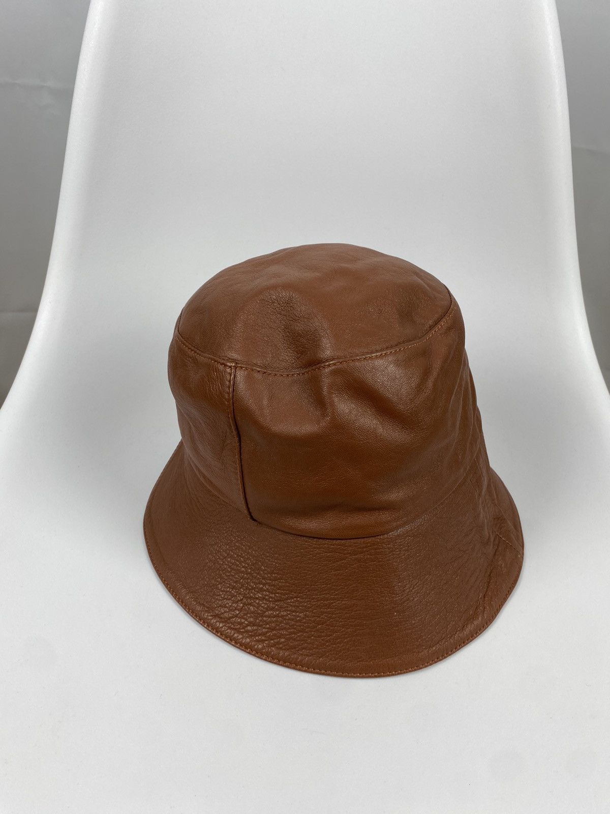 Designer × Leather Genuine Leather Bucket Hat One size Size ONE SIZE - 9 Thumbnail