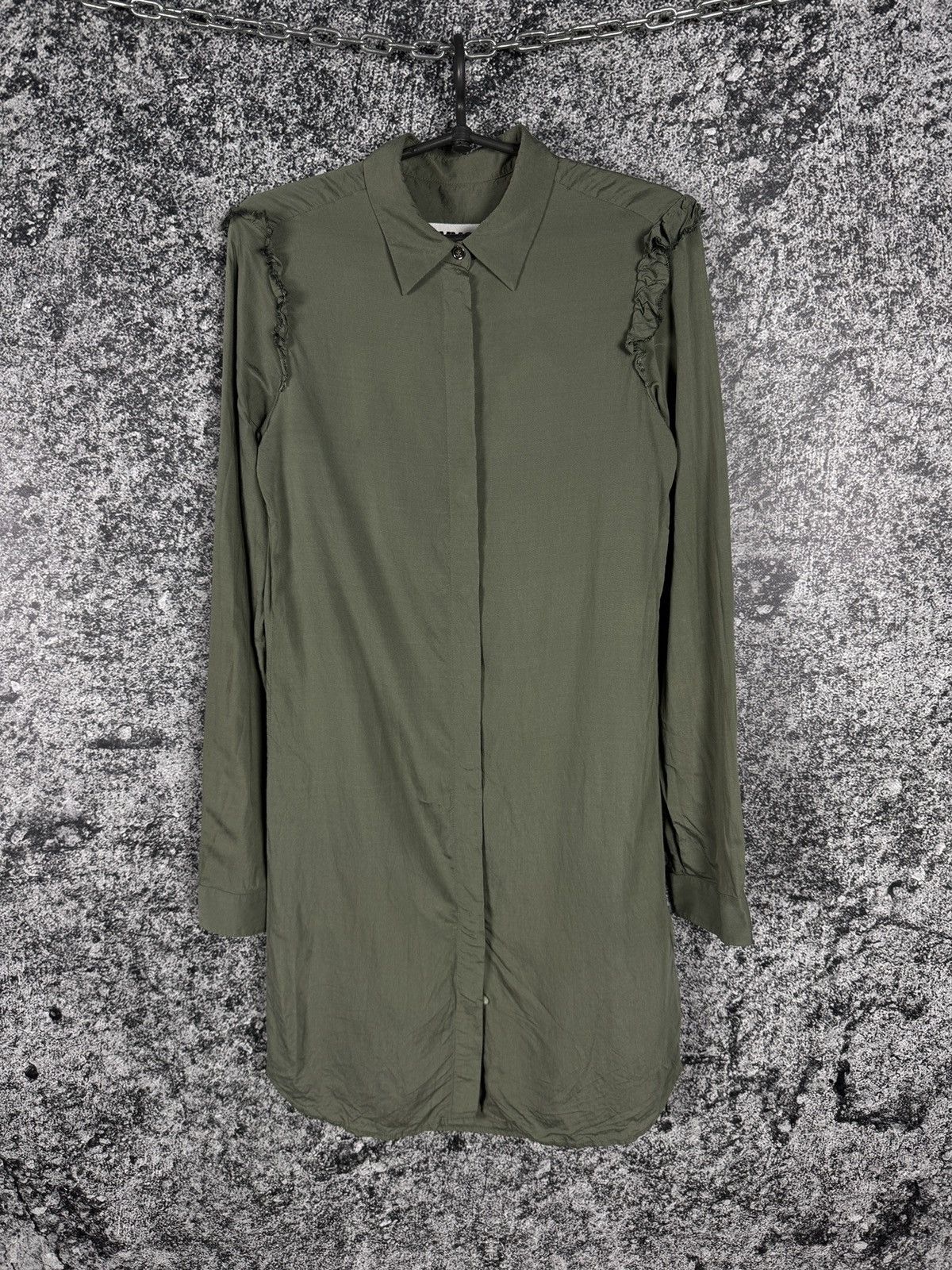 Maison Margiela Maison Margiela Paris Long Sleeve Designer Shirt Button Up Size S / US 4 / IT 40 - 1 Thumbnail
