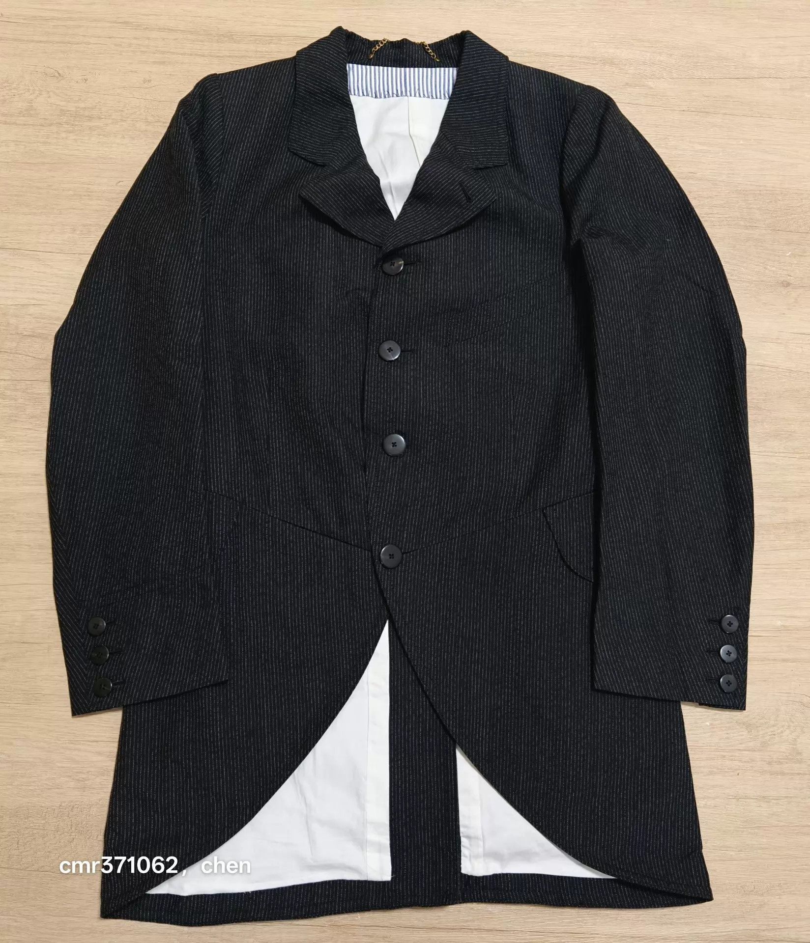 Visvim Black Tailored Long Coat - Size S Size US S / EU 44-46 / 1 - 1 Thumbnail
