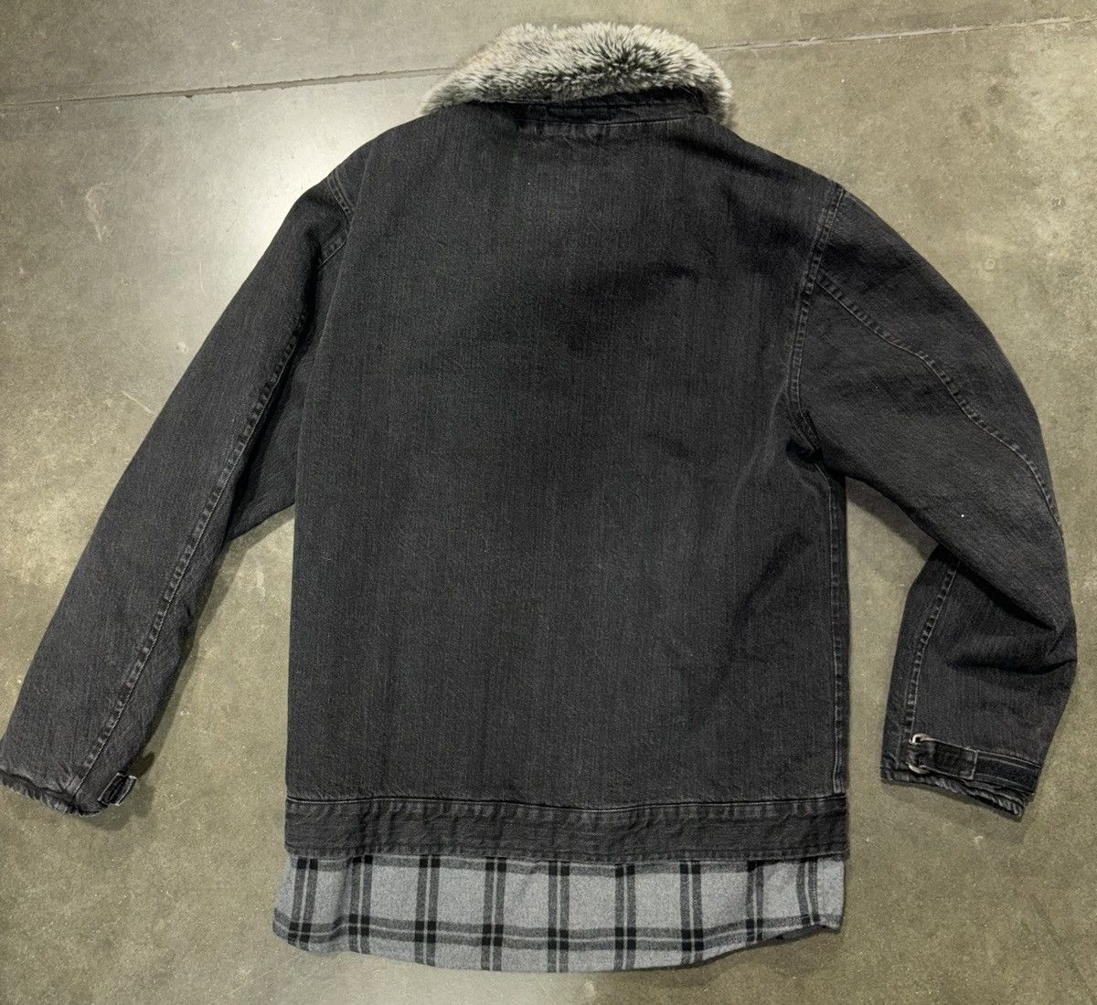 Wtaps Wtaps Denim Quilted Jacket w/ Detachable Fur Collar Size US M / EU 48-50 / 2 - 7 Thumbnail