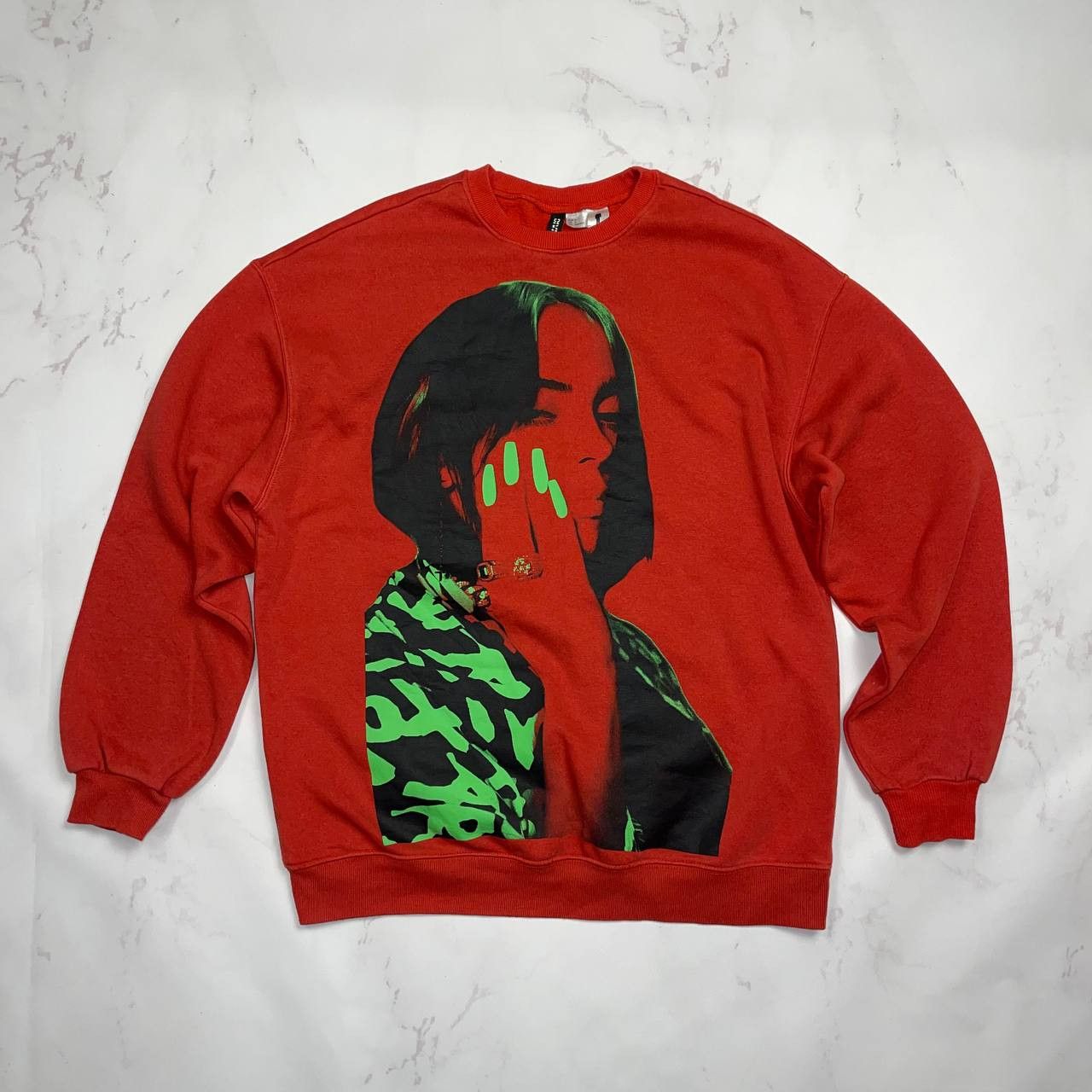 Vintage Sweat-shirt Billie Eilish H&M rare graphique logo S Size US S / EU 44-46 / 1 - 1 Thumbnail