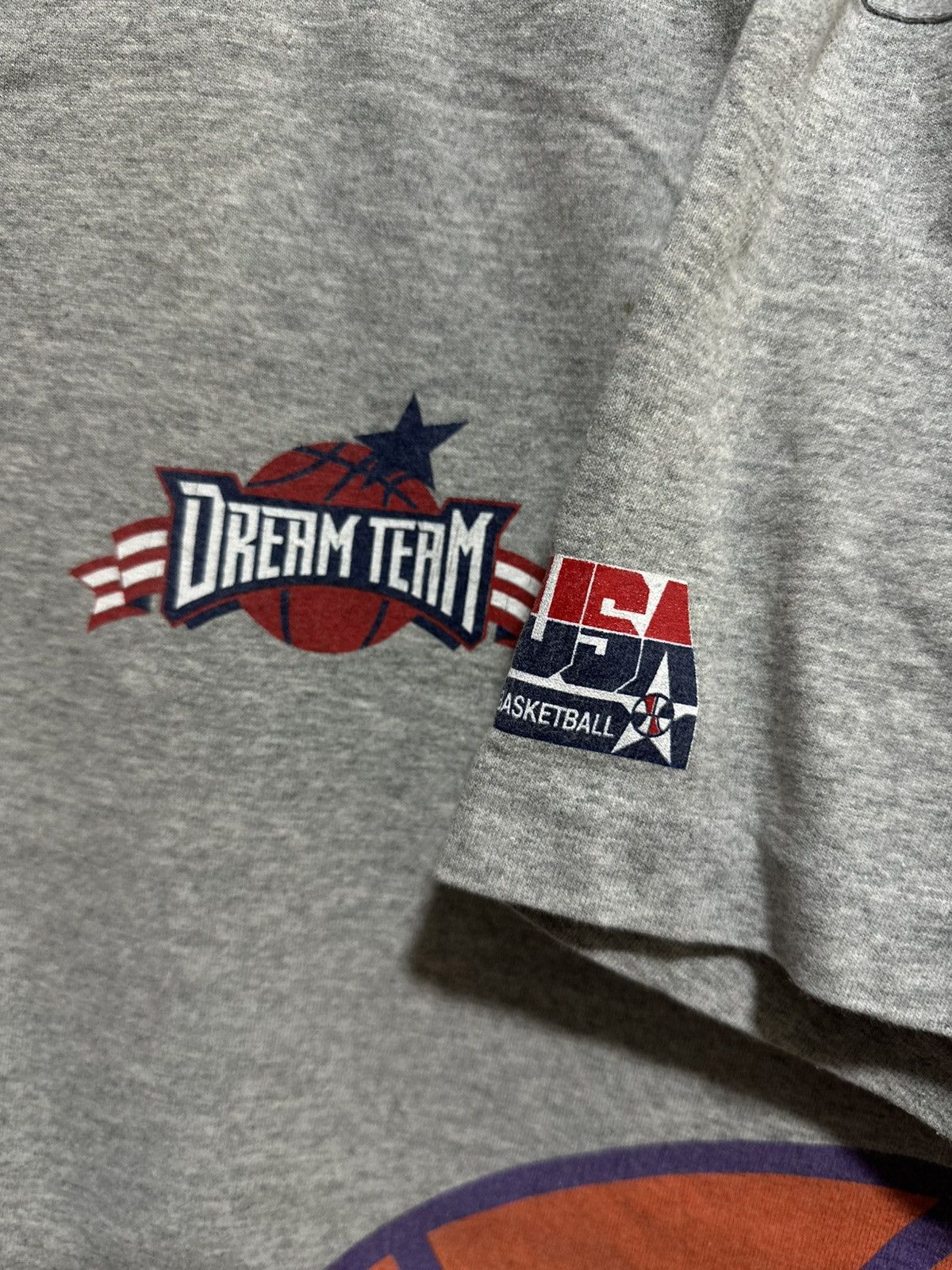 NBA Vintage Fedex Dream Team Usa Basketball Faded Oversize Tee Size US XXL / EU 58 / 5 - 2 Thumbnail