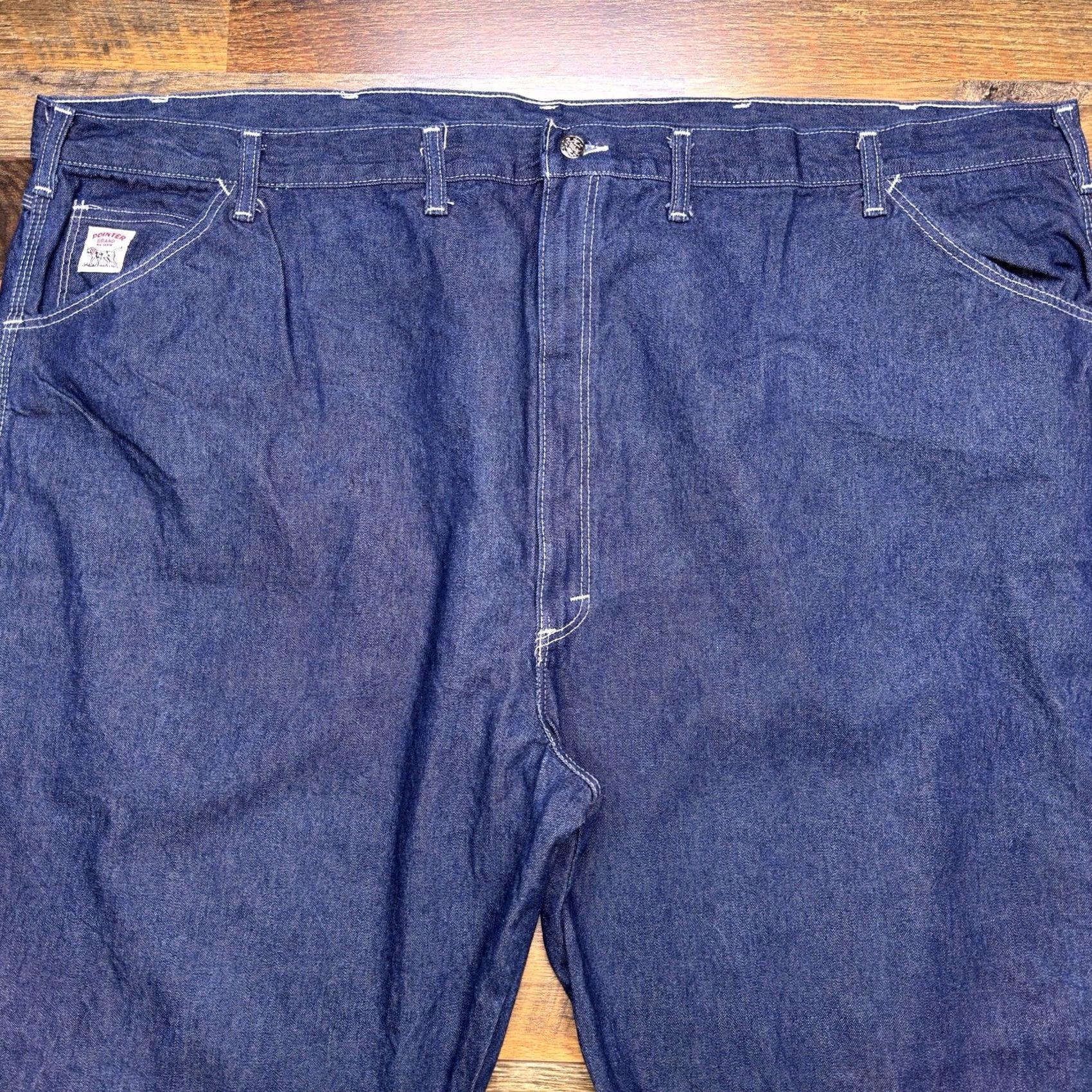 J Brand VINTAGE Pointer Brand Jeans Mens 56x30 Denim USA Made 5-Pocket Blue Cotton Straight Regular Big & Tall Mens Jeans Size US 40 / EU 56 - 3 Thumbnail