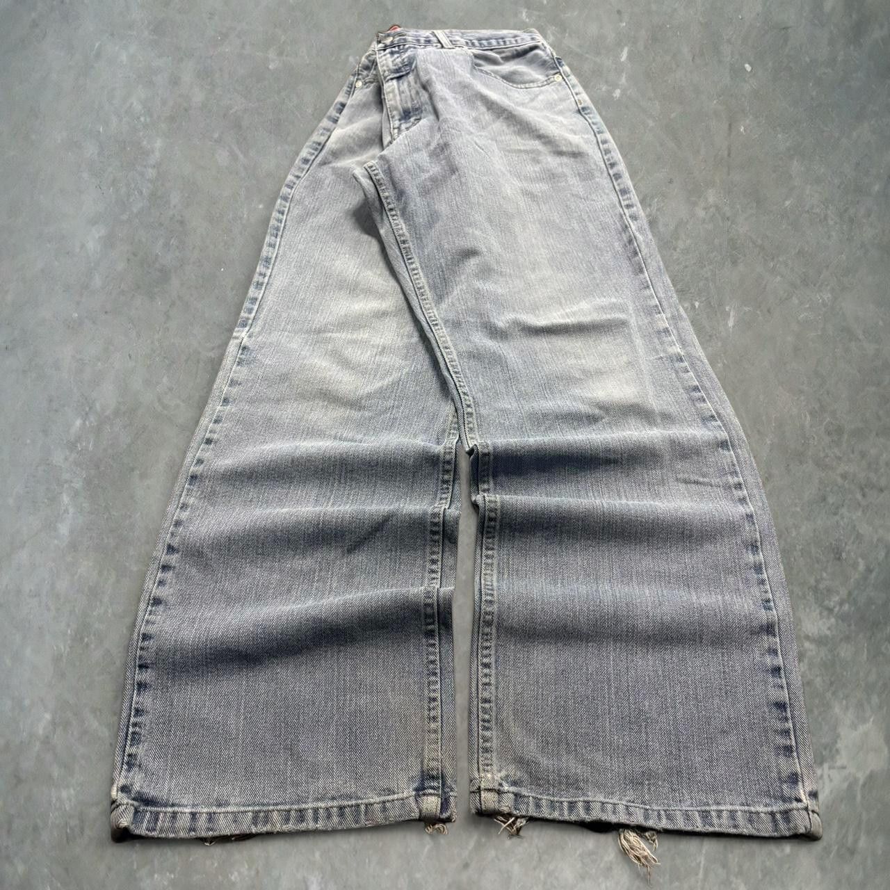 Vintage Crazy Vintage Y2K 2000s Grunge Super Baggy Izod Light Blue Wash Denim Jeans! Size US 36 / EU 52 - 1 Thumbnail