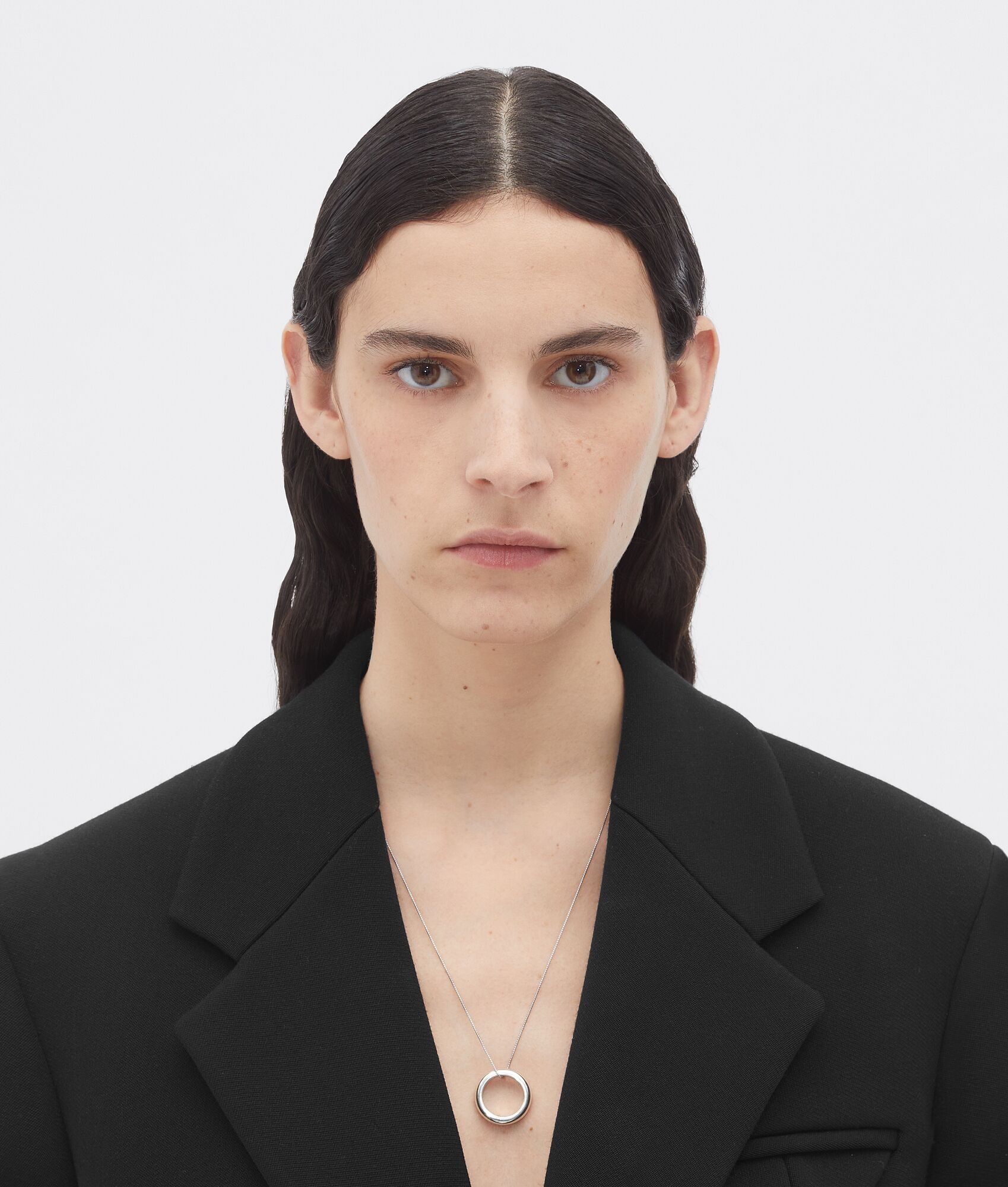 Bottega Veneta o1w1db10525 Size: OS / Essentials Necklace in Silver Size ONE SIZE - 2 Thumbnail