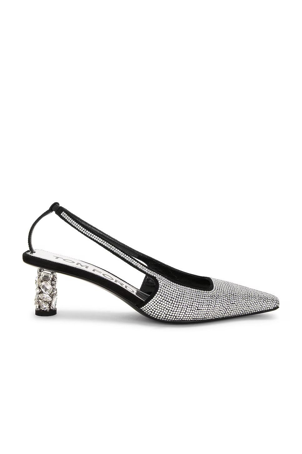 Tom Ford o1w1db11224 W2375 Slingback Pump in Silver Size US 8 / IT 38 - 1 Thumbnail
