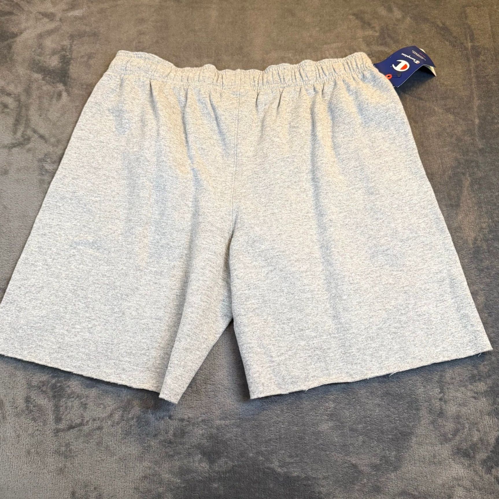 Champion Champion Glen Arbor Fleece Shorts Grey Elastic Waist Raw Hem Mens Large NWT Size US 33 - 4 Thumbnail
