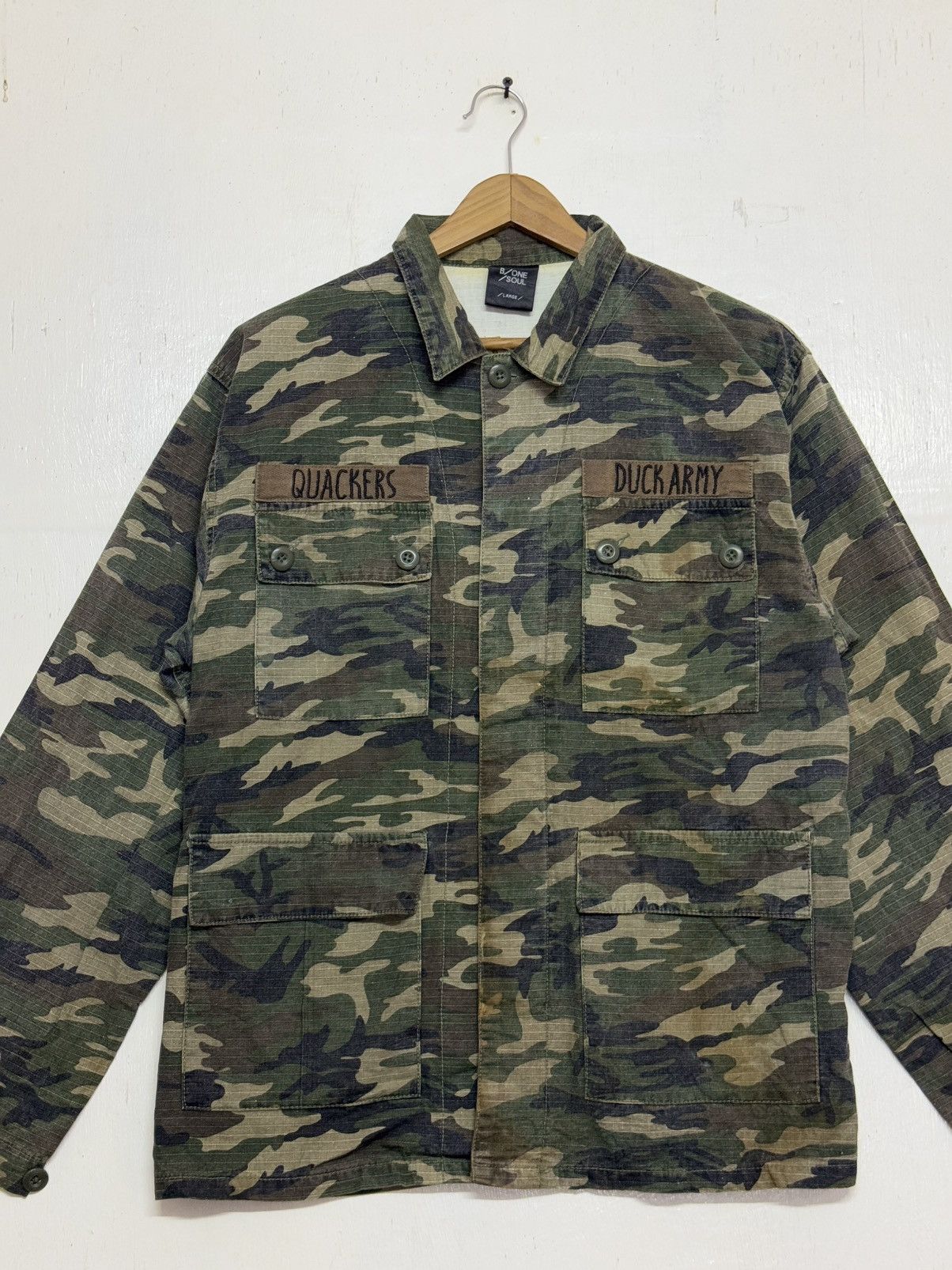 Japanese Brand B one Soul Army Jacket Size US L / EU 52-54 / 3 - 7 Thumbnail