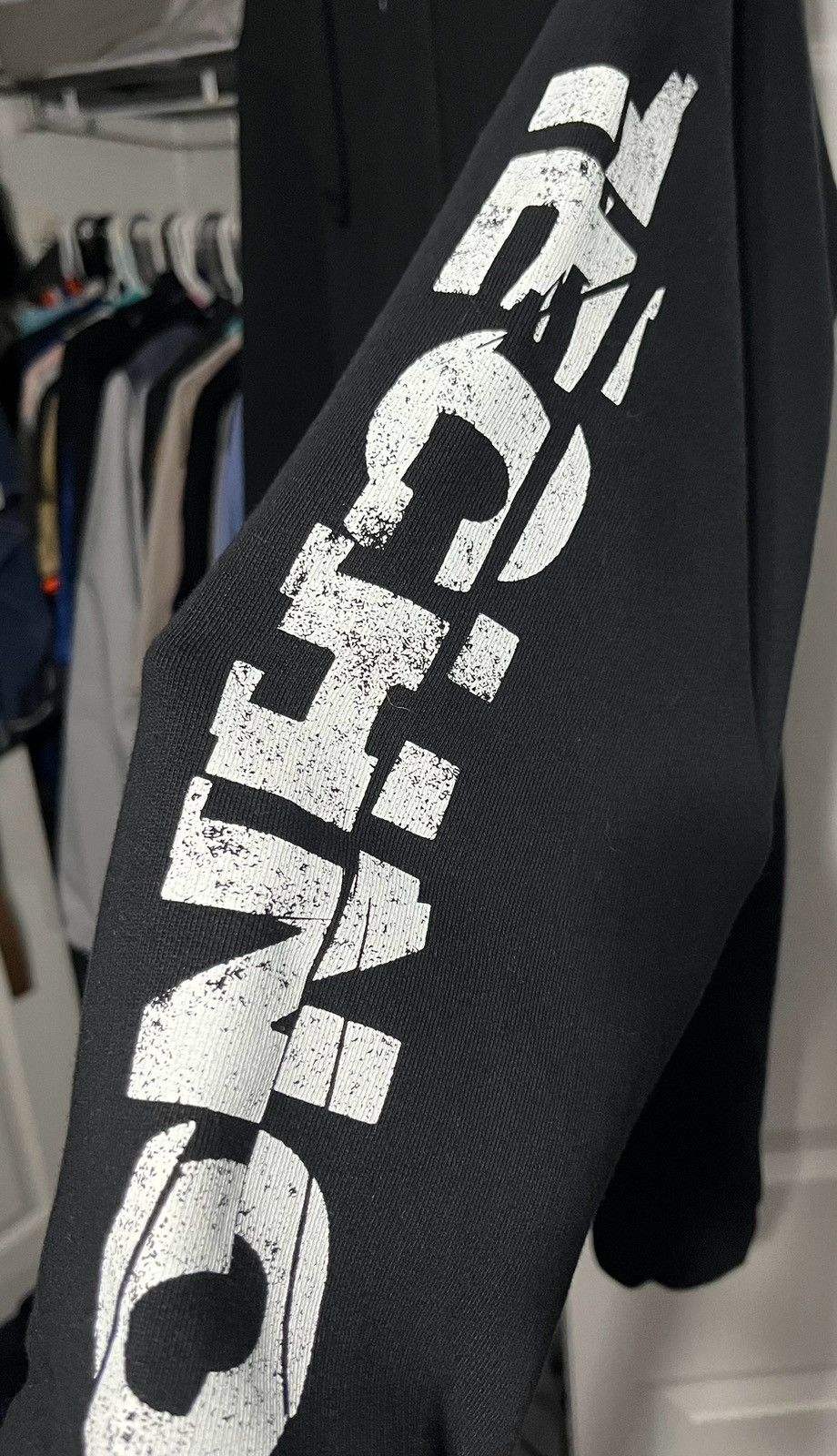 1017 ALYX 9SM 1017 Blacked Scarred by Techno Hoodie size L Size US L / EU 52-54 / 3 - 3 Thumbnail