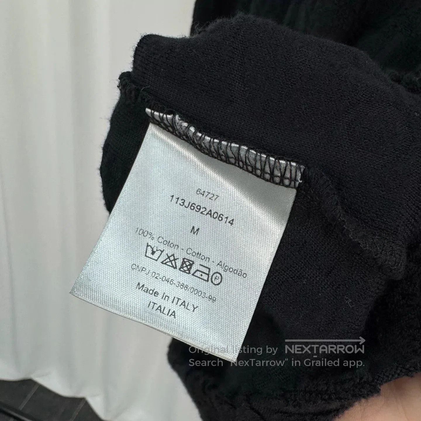 Dior Dior Black Monogram Terry Short-Sleeve. Size US M / EU 48-50 / 2 - 6 Thumbnail