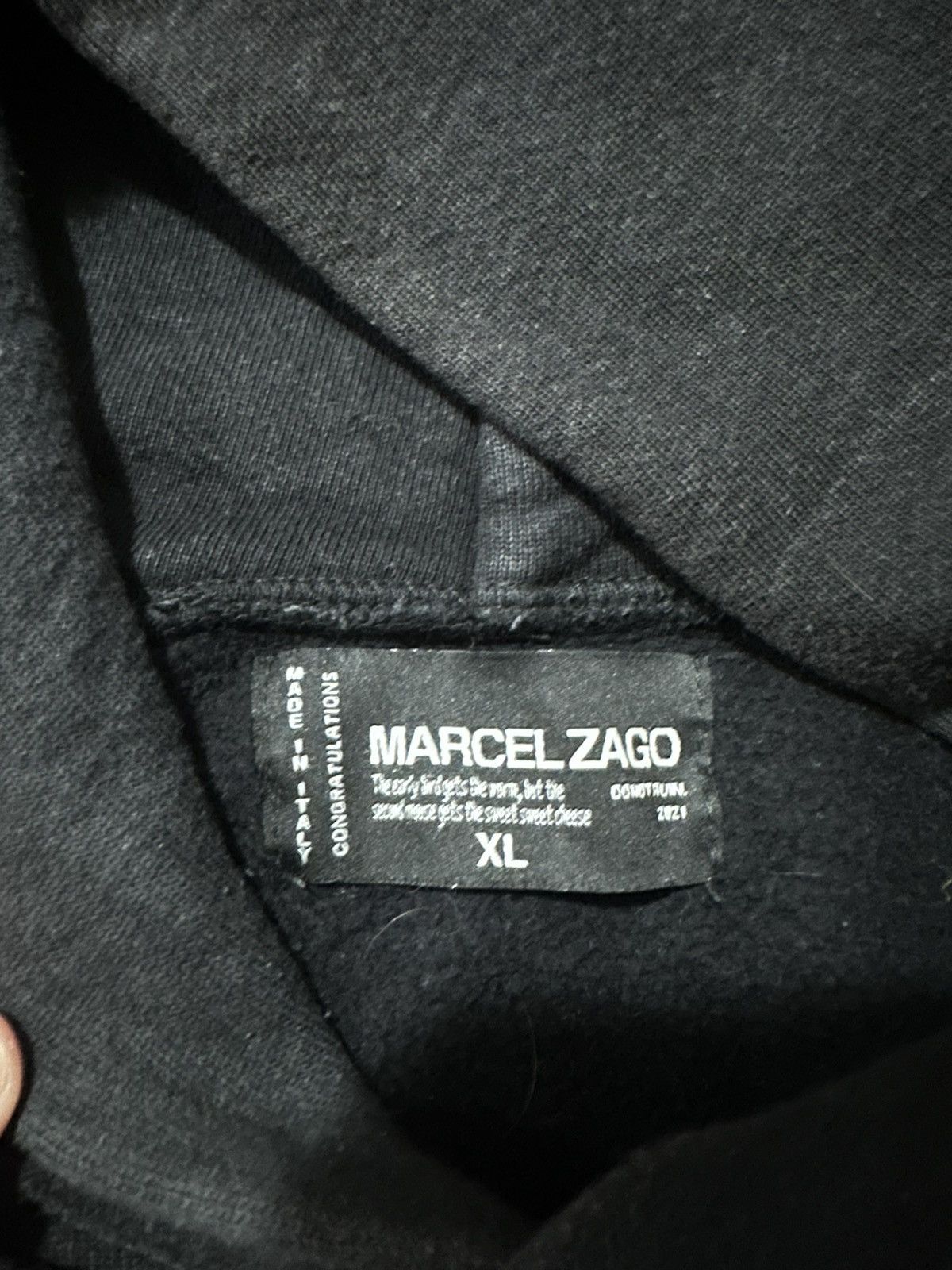 Asspizza × Marcel Zago MARCEL ZAGO 1/2 FEM X HOODIE Size US XL / EU 56 / 4 - 5 Thumbnail