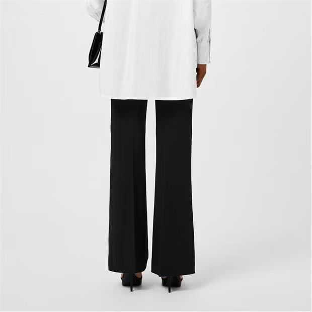 Dolce & Gabbana o1g2r1mq1024 Stretch Jersey Flared Pants in Nero Size 27" / US 4 / IT 40 - 5 Thumbnail