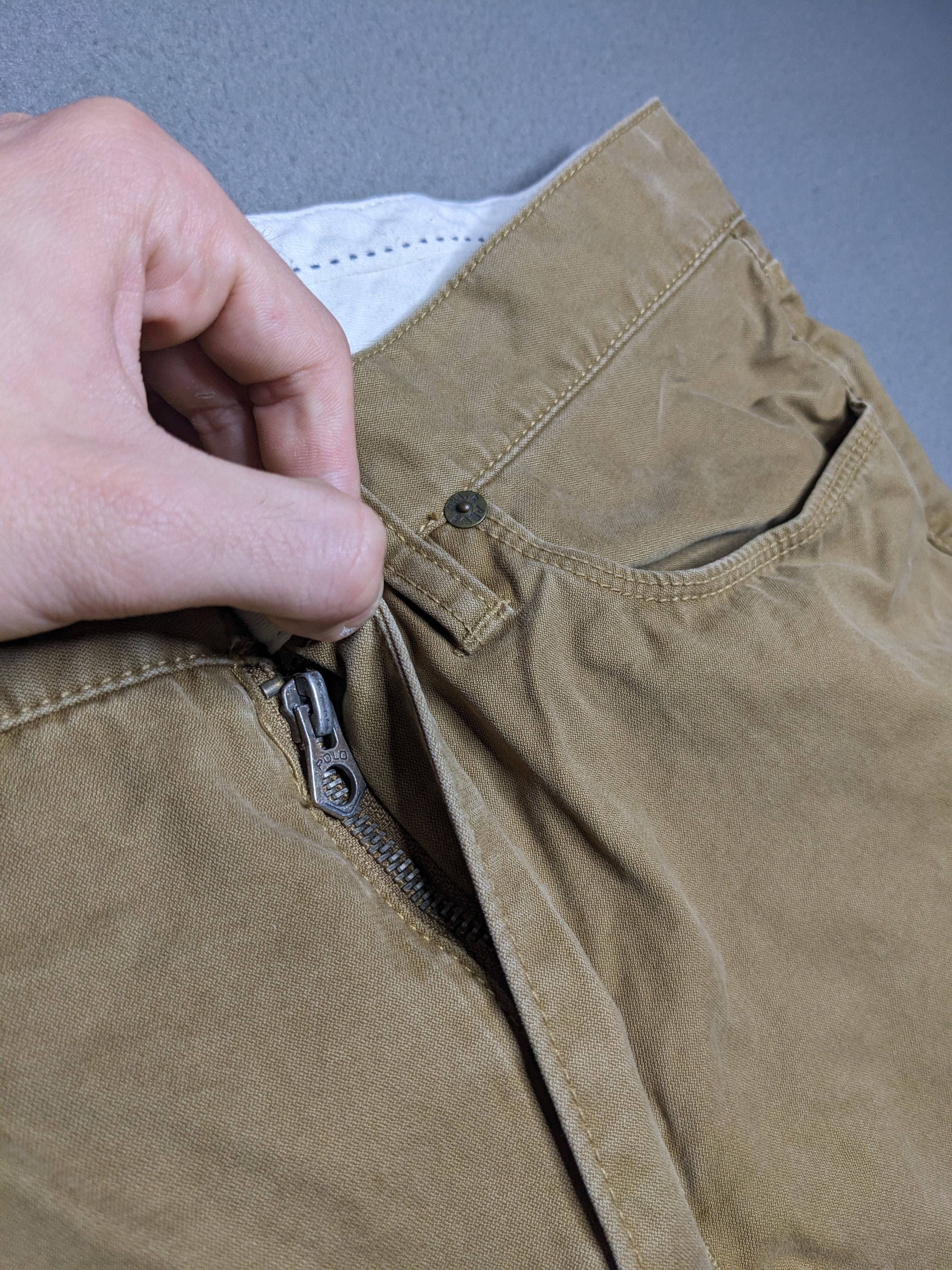 Polo Ralph Lauren Polo Ralph Lauren Dungaree Pants 34x30 Straight Small Pony Size US 34 / EU 50 - 11 Thumbnail