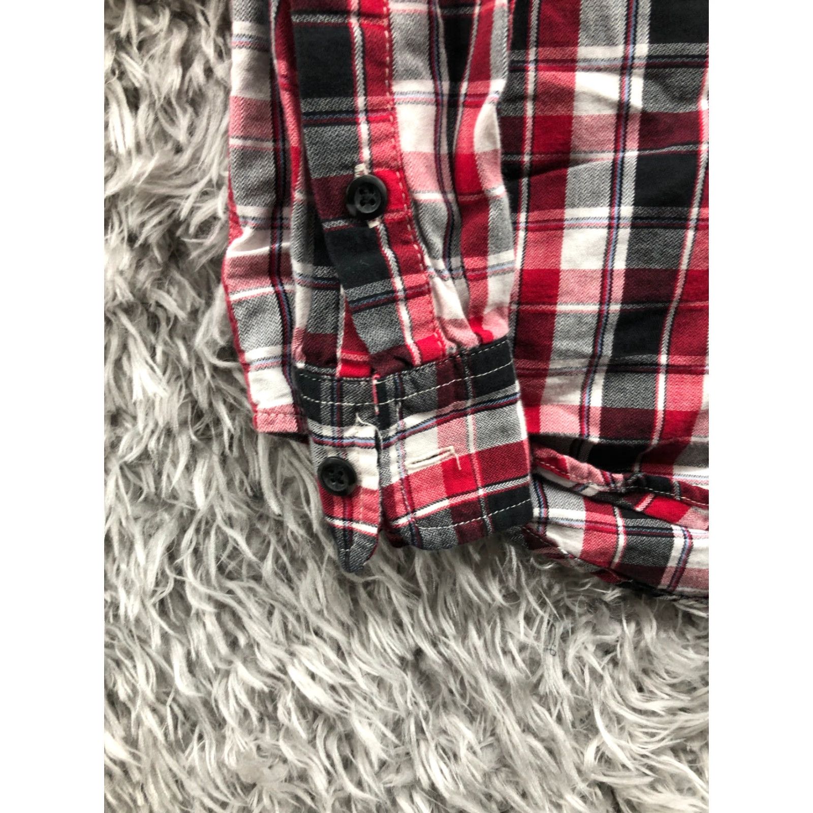 Club Room Club Room Shirt Mens Multicolor Plaid Long Sleeve Spread Collar Shirt M Regular Size X Size US M / EU 48-50 / 2 - 2 Thumbnail