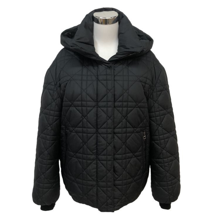 Dior Christian Dior Quilted Hooded Jacket Size L Size L / US 10 / IT 46 - 1 Thumbnail